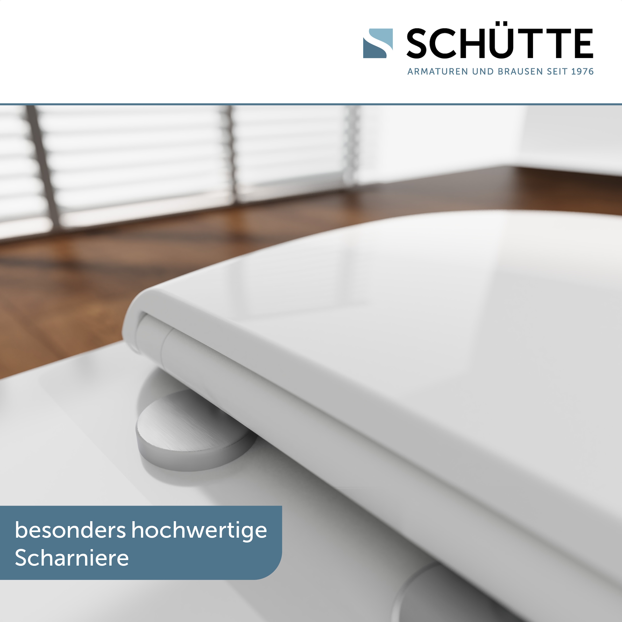 Schütte WC-Sitz »WHITE PREMIUM« Thermoplast, Absenkautomatik, Schnellverschluss, belastbar bis 300 kg