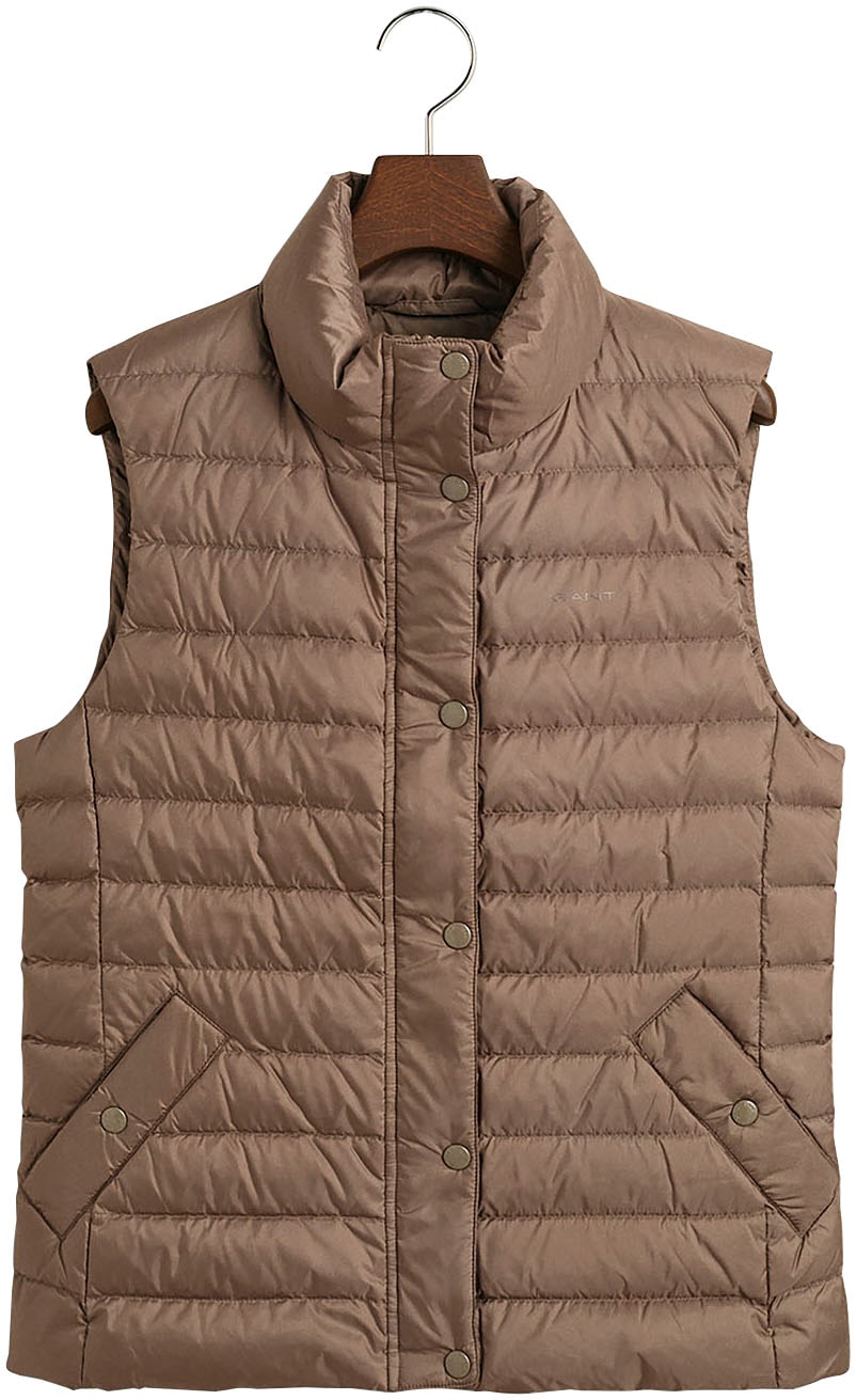 Gant Steppweste »LIGHT DOWN VEST«, mit Logodruck auf der Brust