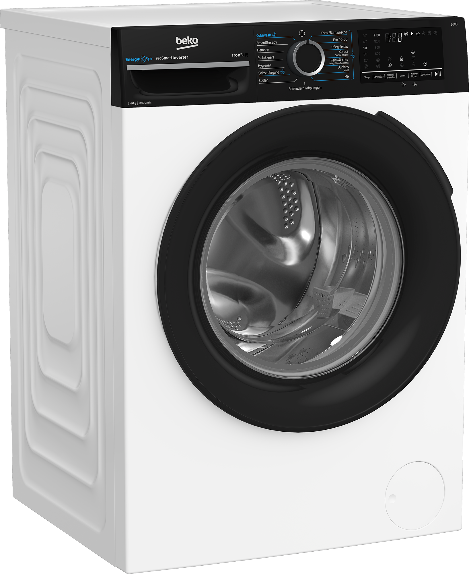 BEKO Waschmaschine »BM3WFU4941W«, 9 kg, 1400 U/min, Waschen mit EnergySpin: günstig online kaufen