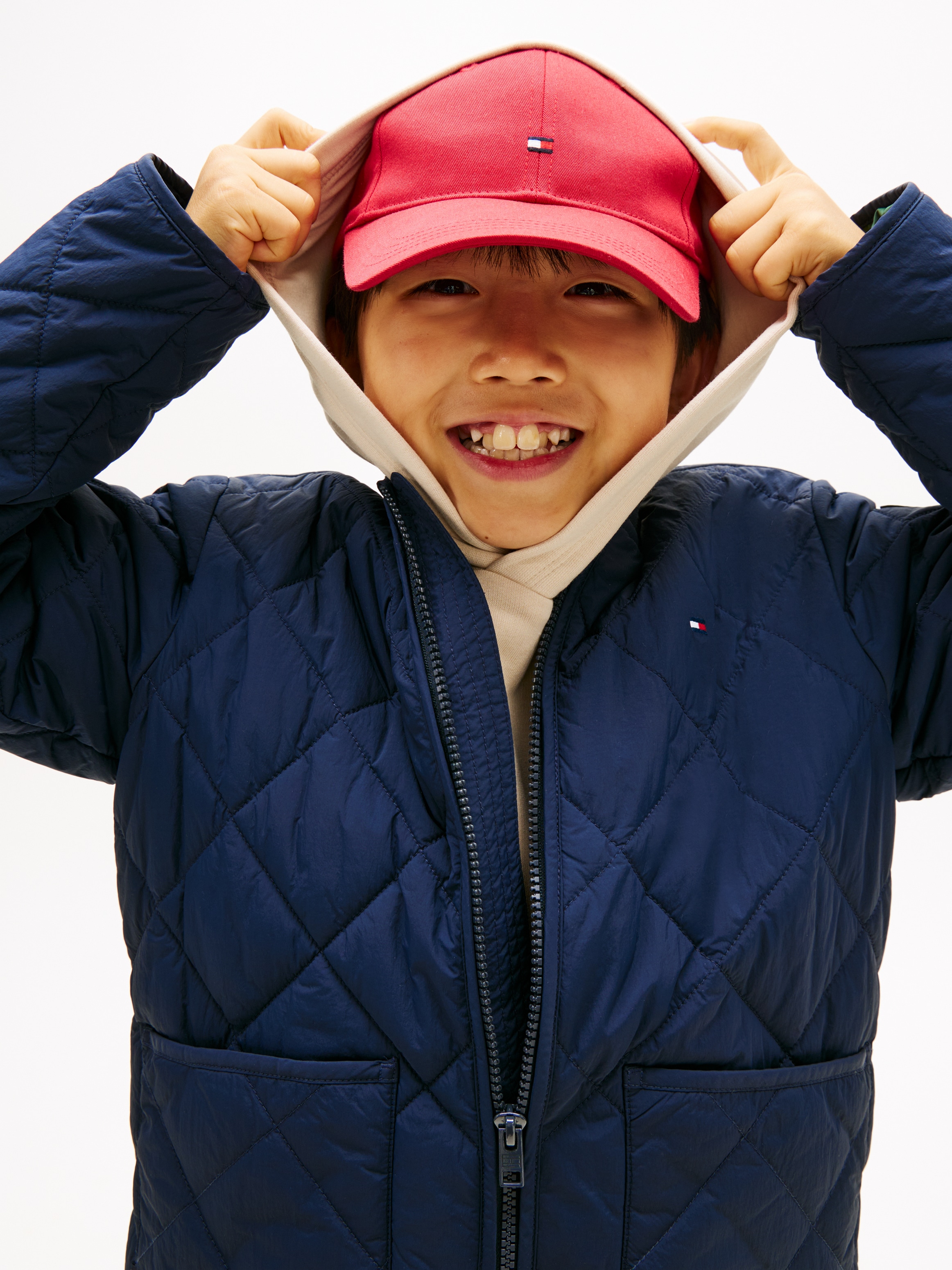 Tommy Hilfiger Steppjacke »QUILTED LIGHT WEIGHT JACKET« ohne Kapuze Kinder bis 16 Jahre, regular fit