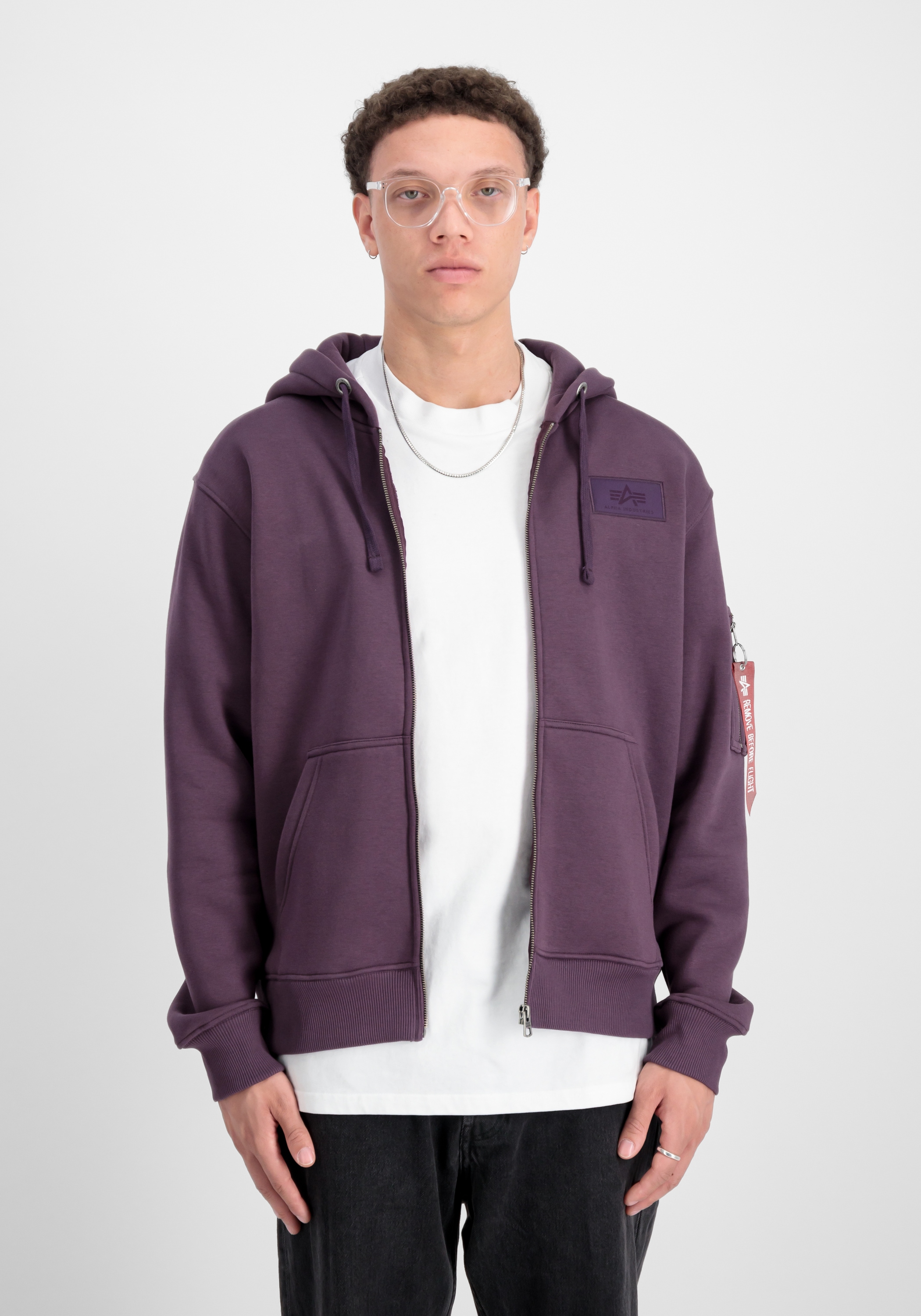 Alpha Industries Hoodie »Alpha Industries Men - Hoodies Back Print Zip Hoodie«