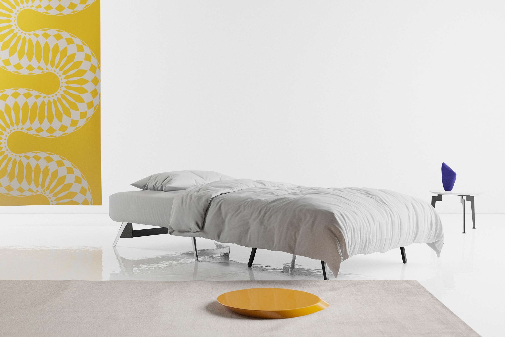 INNOVATION LIVING ™ Sessel »CUBED Schlafsessel«, Frontauszug, sehr platzsparend, abgewinkelt Sitzen - waagerecht Liegen