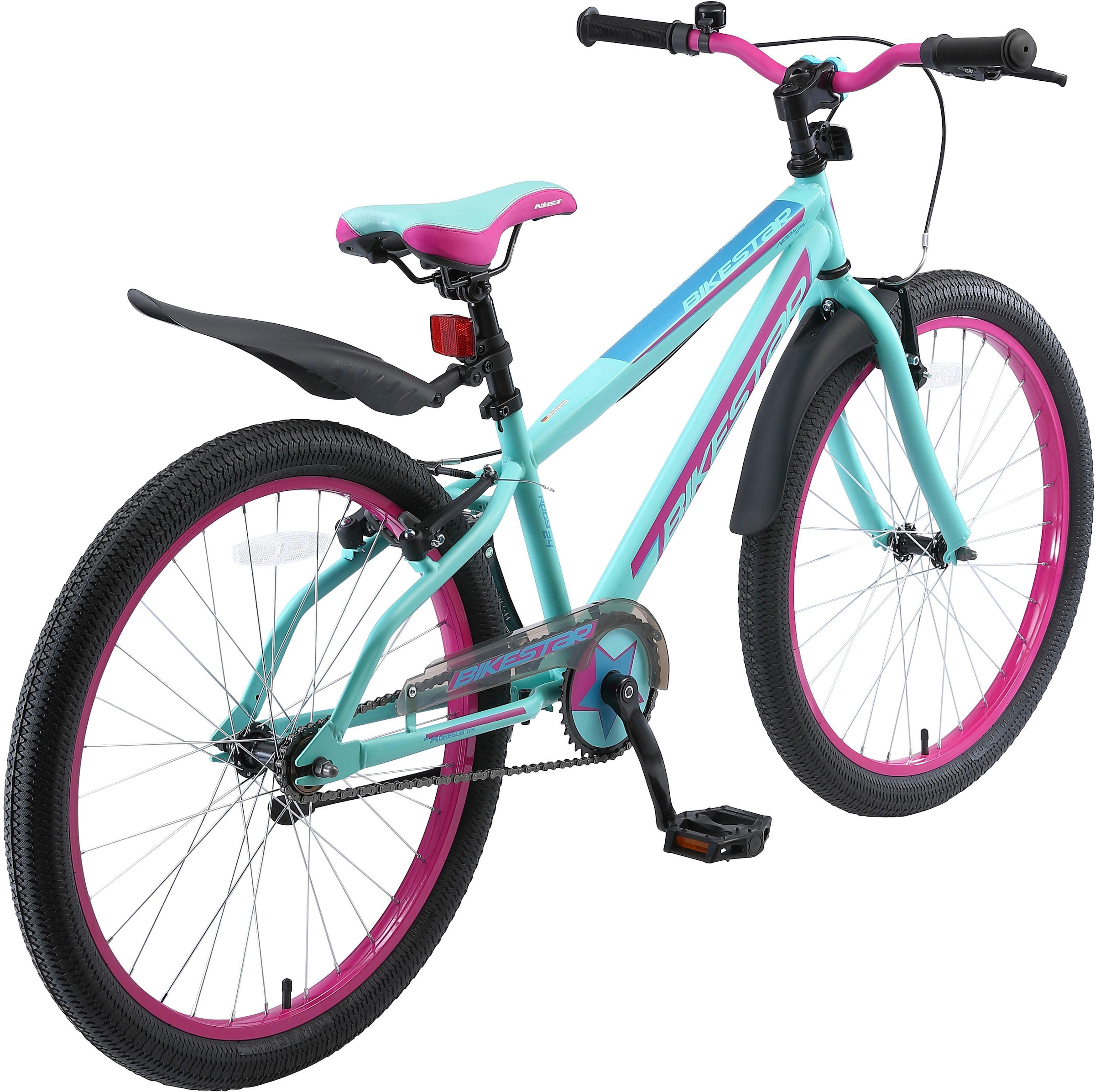 Bikestar Jugendfahrrad, 1 Gang, für Damen
