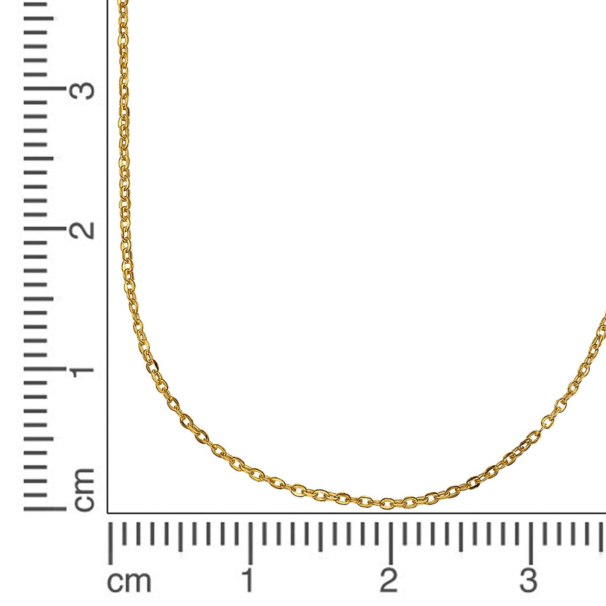 Vivance Collierkettchen »585 Gold Ankerkette 42cm«