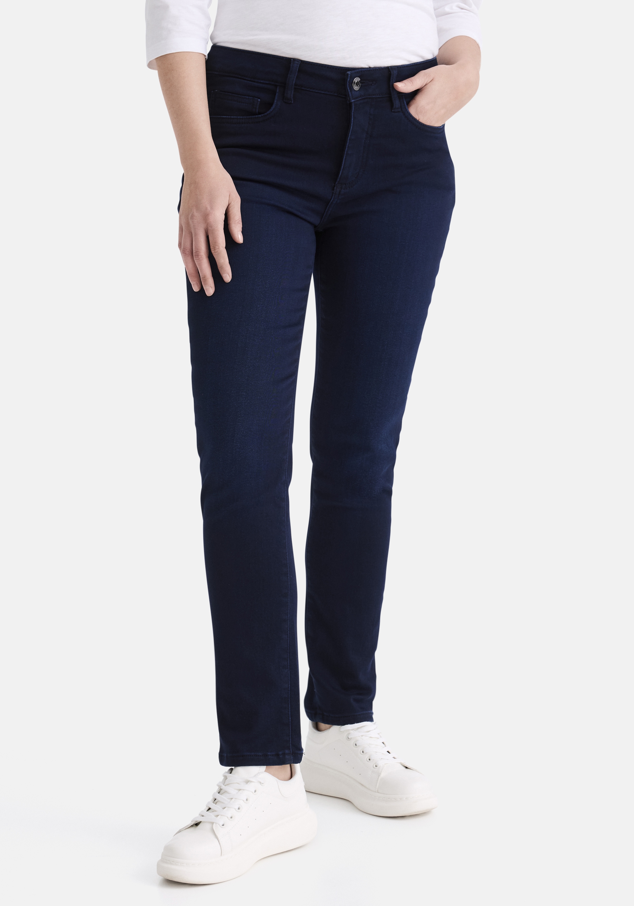 STOOKER WOMEN 5-Pocket-Jeans »Zermatt Thermo Straight Fit Jeans« Straight Fit Casual Clean Wash Denim Jeans für Damen