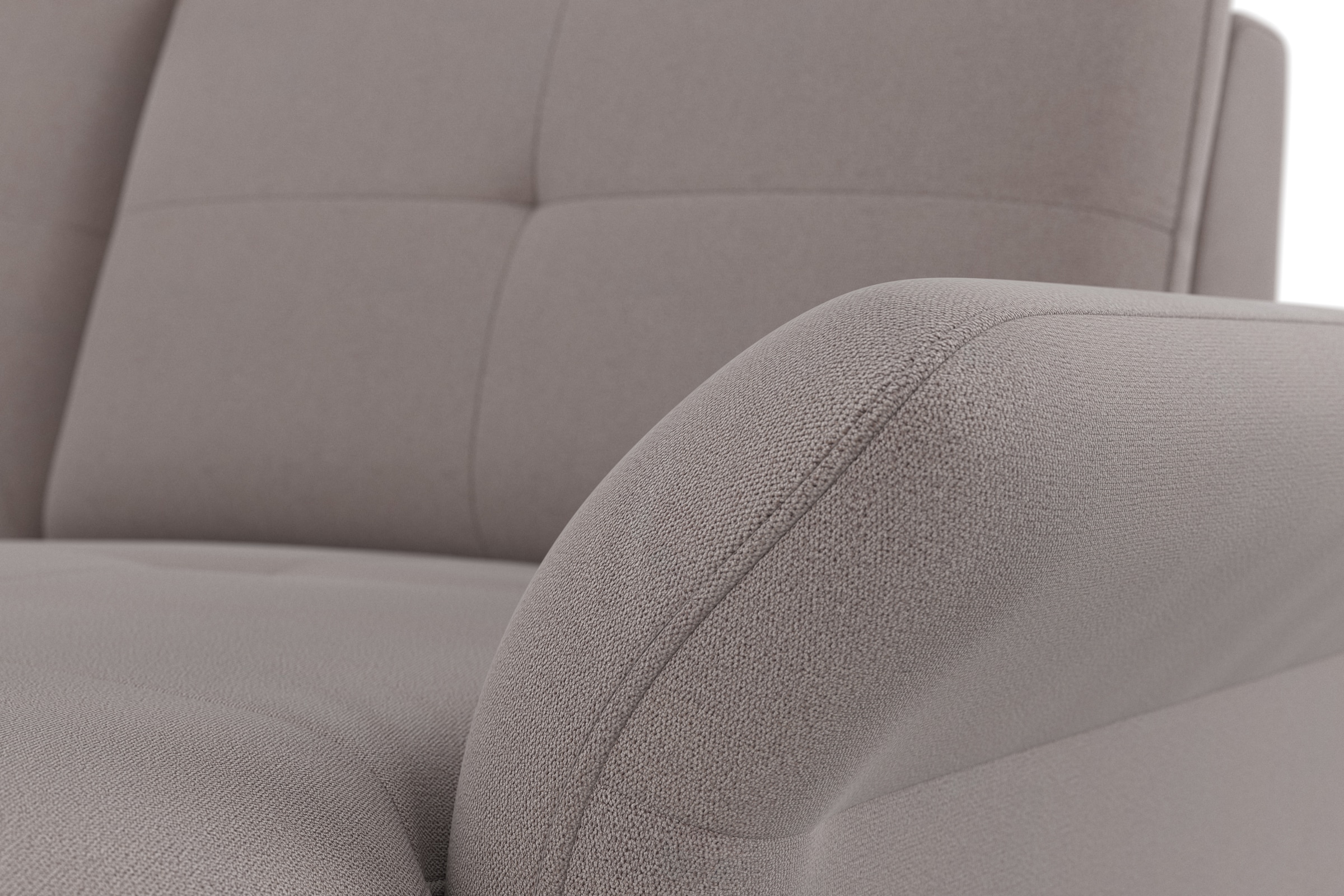 Places of Style Wohnlandschaft »Calando U-Form«, wahlweise mit Bettfunktion, Bettkasten und Armteilfunktion