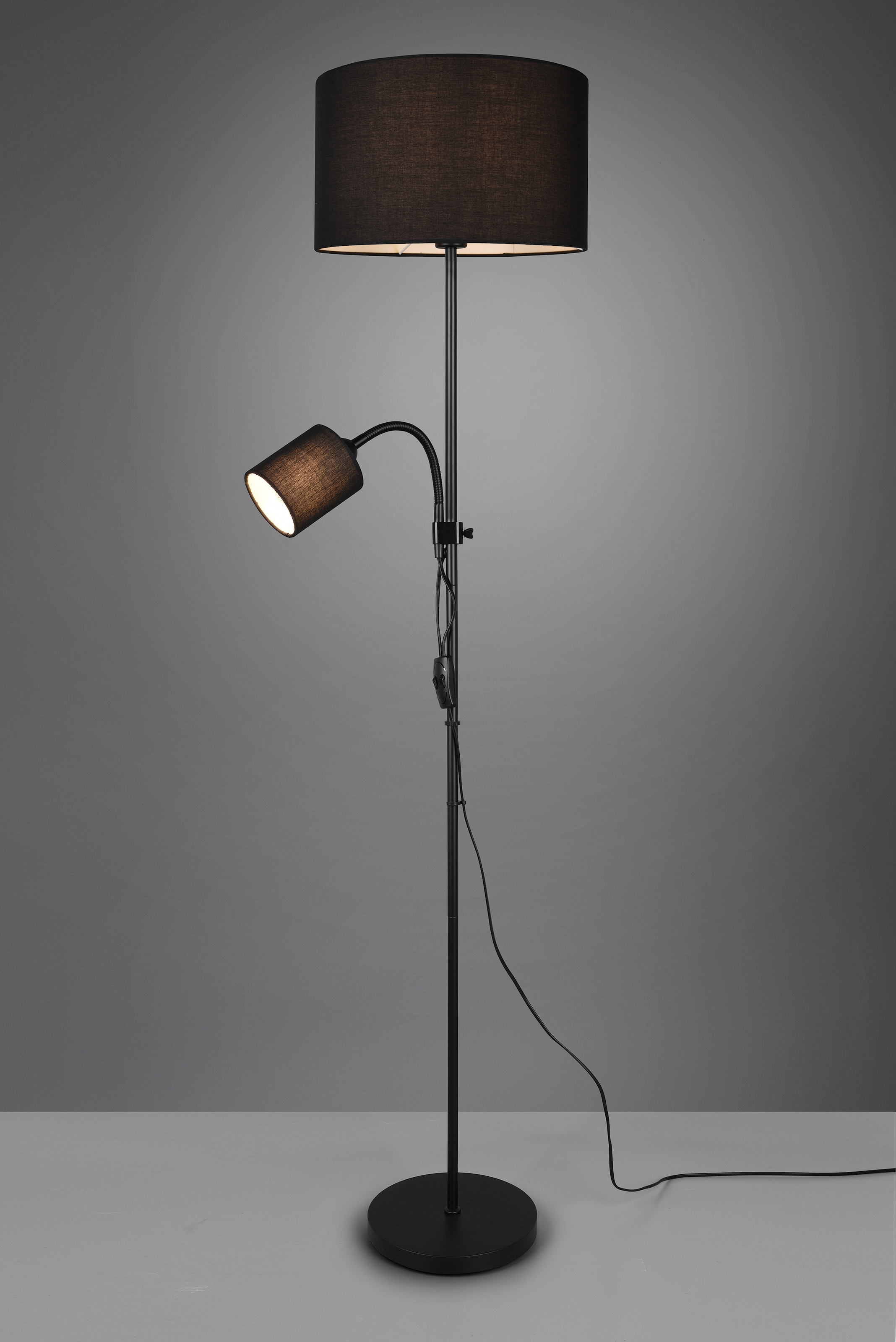TRIO Leuchten Stehlampe »OWEN«, Getrennt schaltbar, Lesearm flexibel, Höhe  160 cm online bestellen