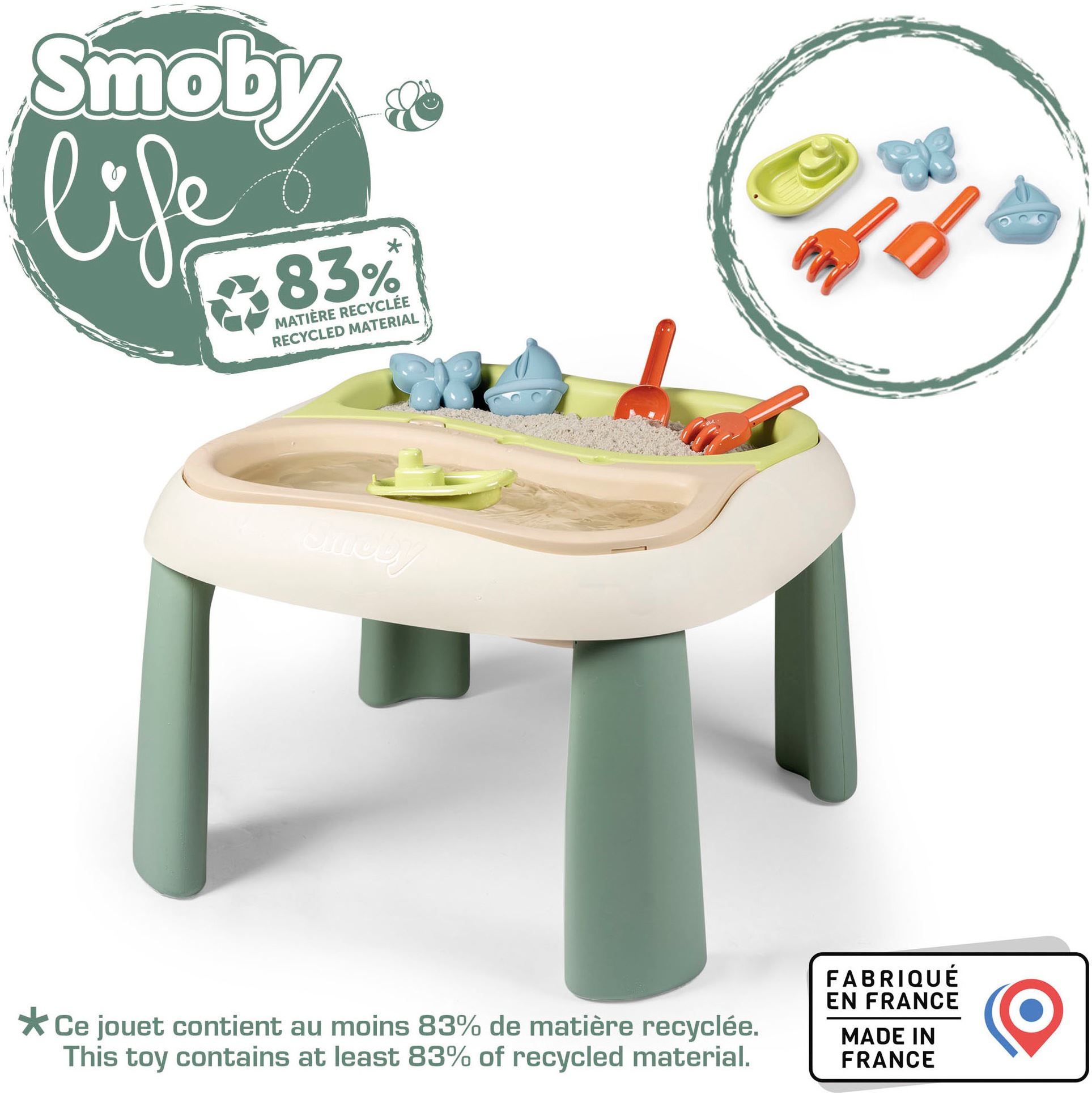 Smoby Spieltisch »Smoby Life Sand- und Wasserspieltisch«, Made in Europe