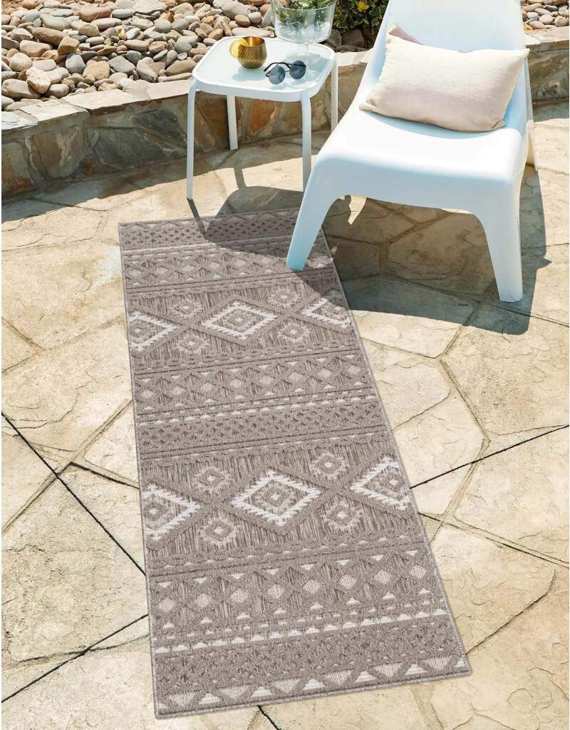 Carpet City Teppich "In-& Outdoorteppich Santorini 435, 3D-Effekt, Boho-Loo günstig online kaufen