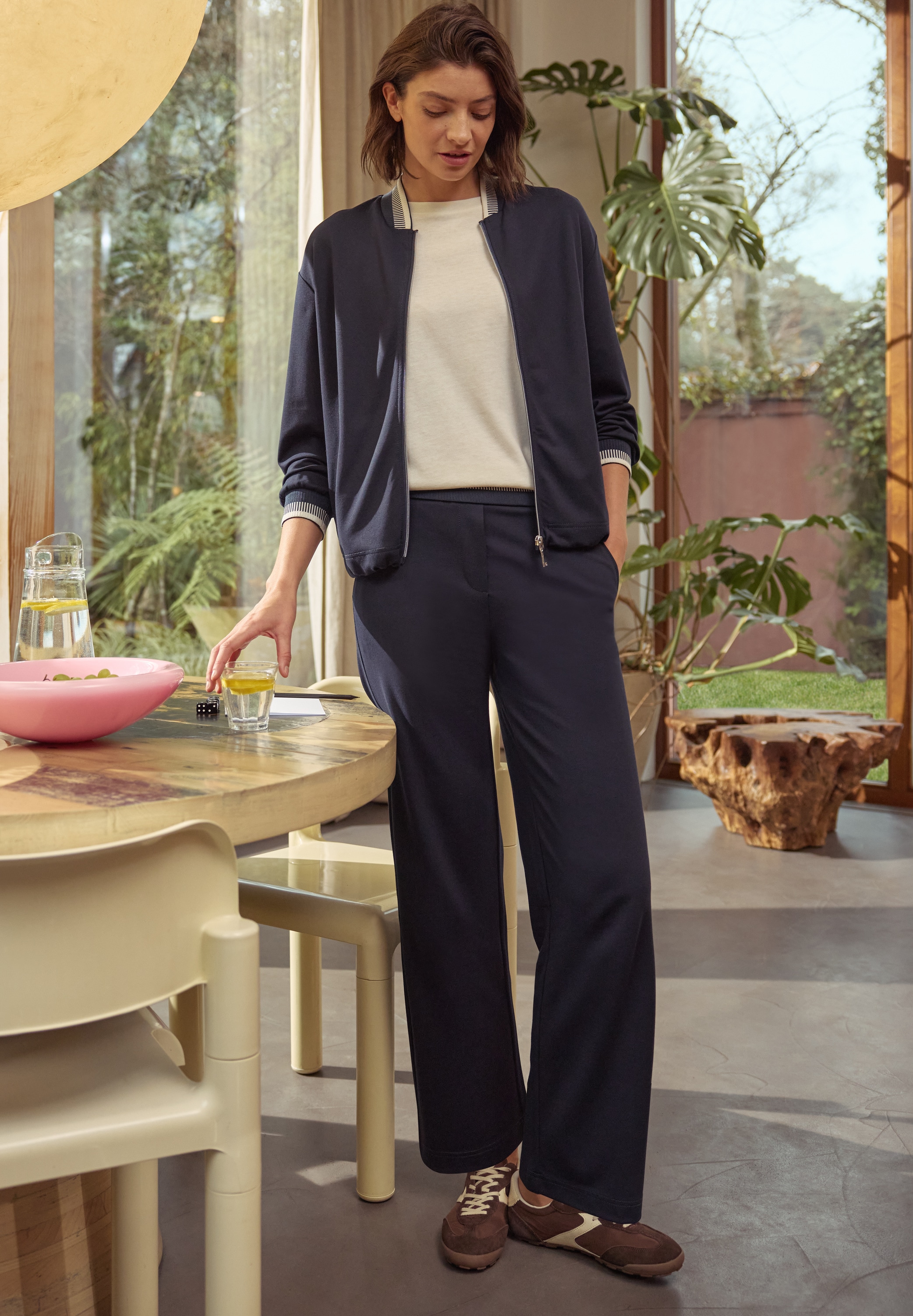 Cecil Blouson mit kontrastfarbenen Details