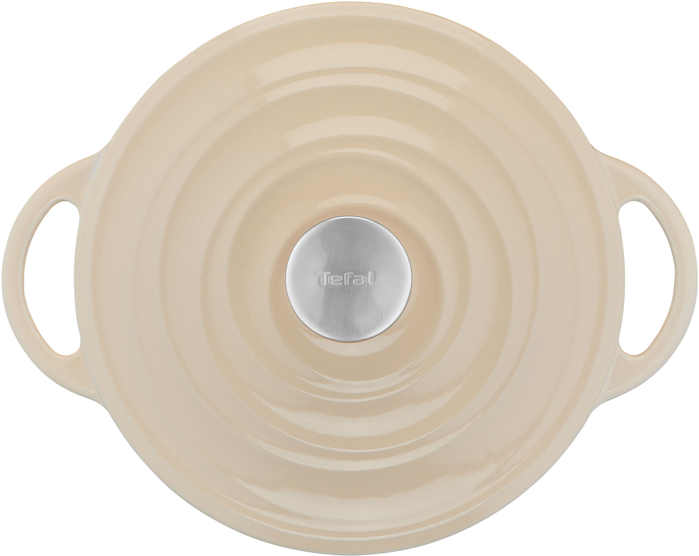 Tefal Kochtopf »LOV«, Gusseisen, (1 tlg.), umweltfreundlich, unbedenkliche Pigmente,Schongaren, Ø25 cm, Induktion