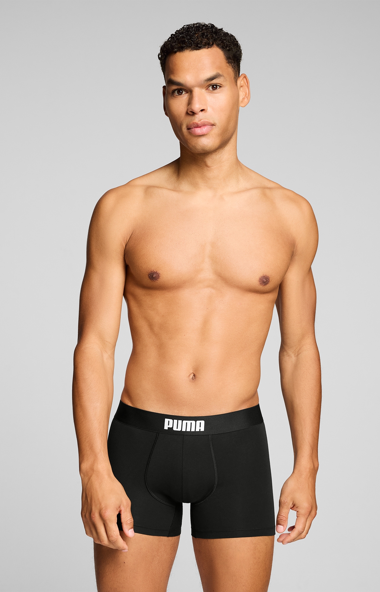 PUMA Boxershorts »PUMA MEN EVERYDAY PLACED LOGO BOXERS 2P« mit Logo Webbund