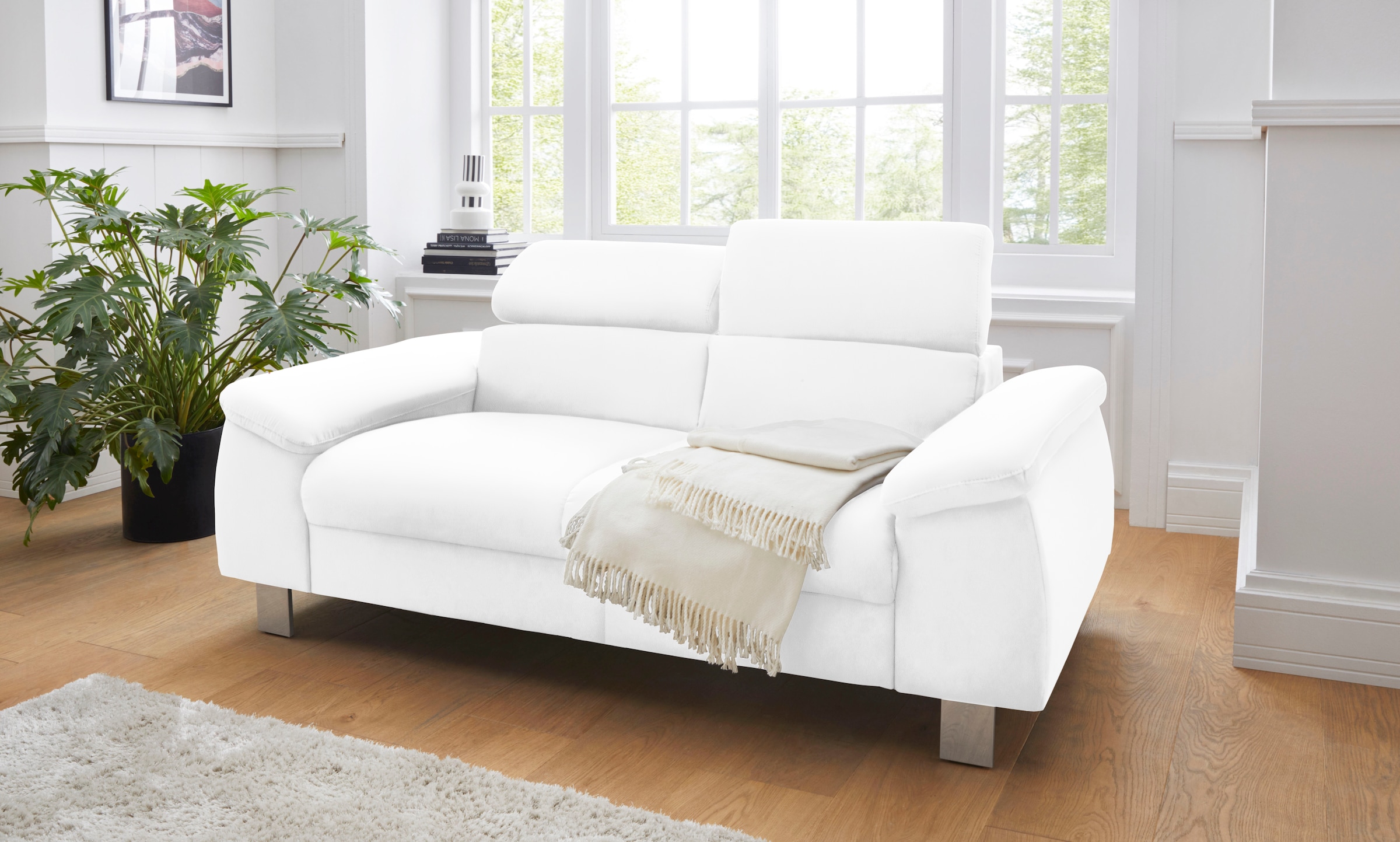 COTTA 2-Sitzer »Komaris, B: 177 cm« mit Kopfteilverstellung günstig online kaufen