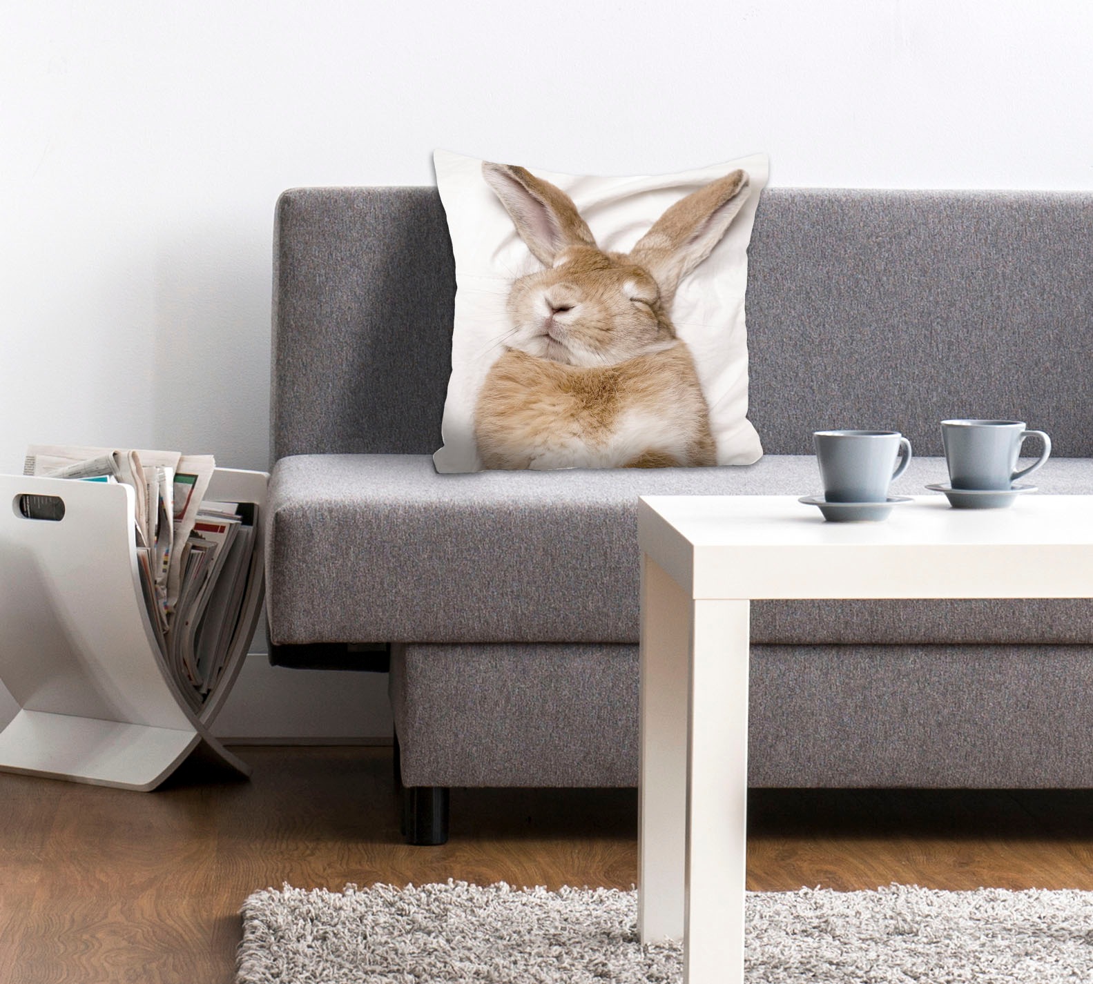 queence Dekokissen »Ketut«, Kissenhülle,Hase,Ostern,Frühlingsmotiv,Niedlich günstig online kaufen
