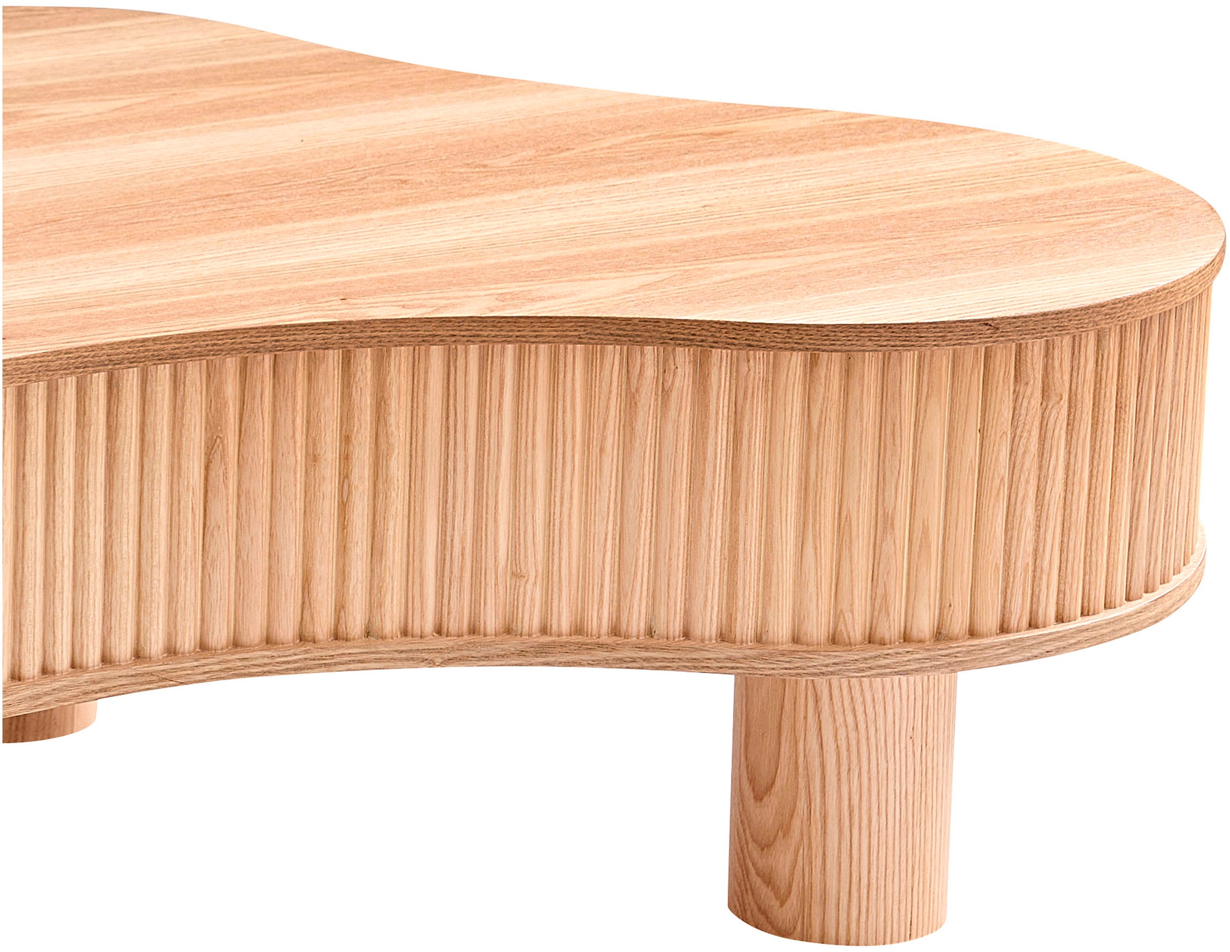 SalesFever Couchtisch, (1 St.), mit Massivholz-Lamellen