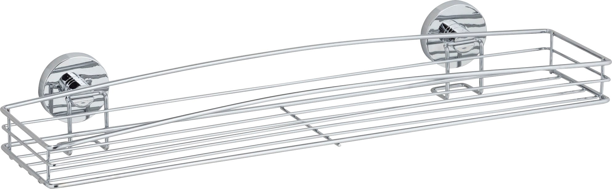 Wenko Vacuum-Loc Maxiablage Milazzo Chrom-Weiß günstig online kaufen