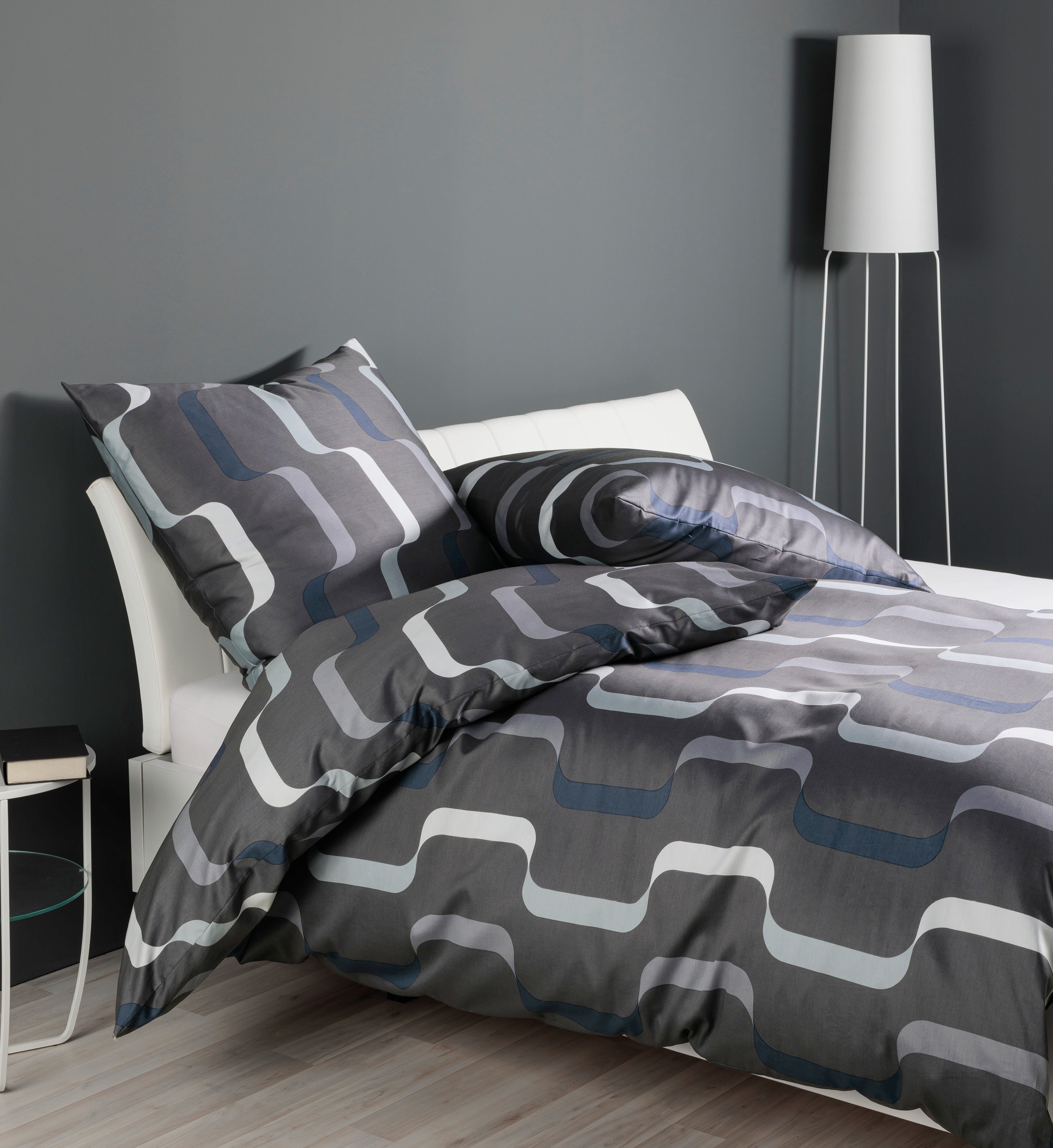 Janine Bettwäsche »Mako-Satin87107 0«, mit Reissverschluss günstig online kaufen