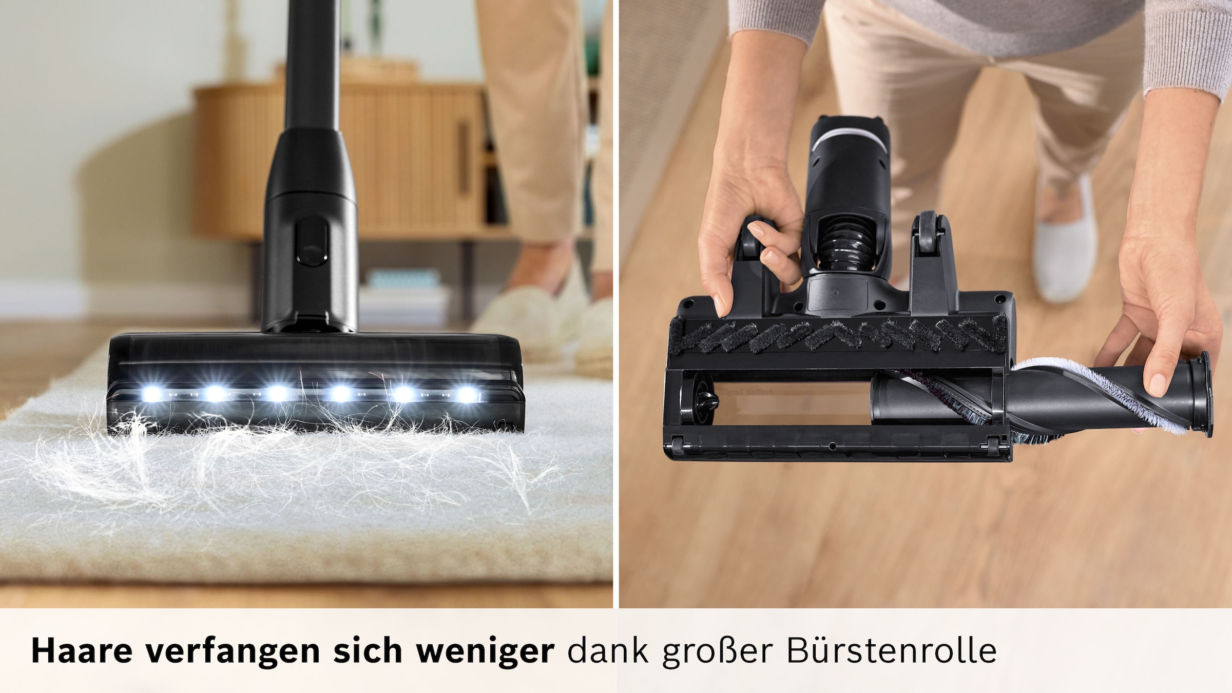 BOSCH Akku-Stielstaubsauger »BTS1042GQC« Display, Knickrohr, HEPA-Filtersystem, Schnellladegerät, 2 Akkus, grau