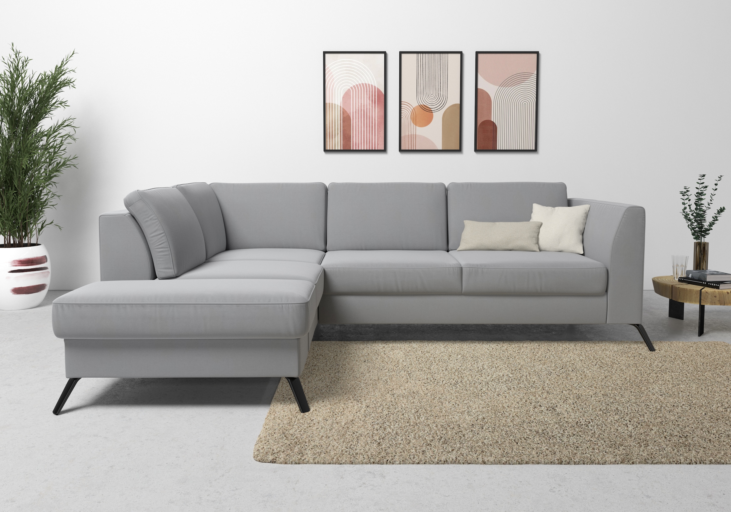 sit&more Ecksofa »Olsen L-Form« inklusive Sitztiefenverstellung, wahlweise günstig online kaufen