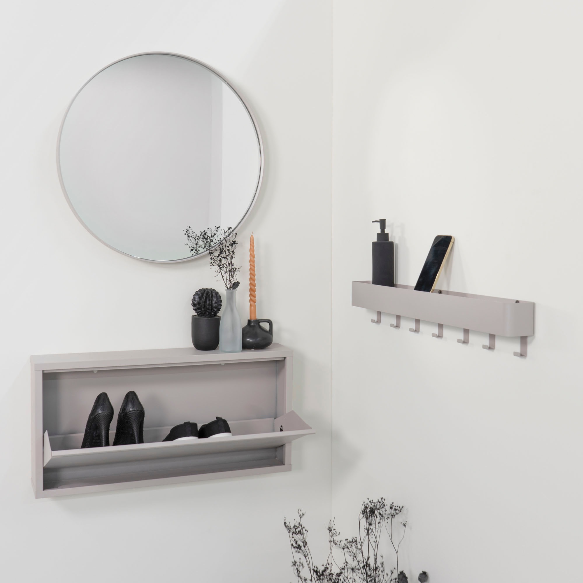 Spinder Design Spiegel »DONNA 3«, (1 St.), Wandspiegel aus Stahl
