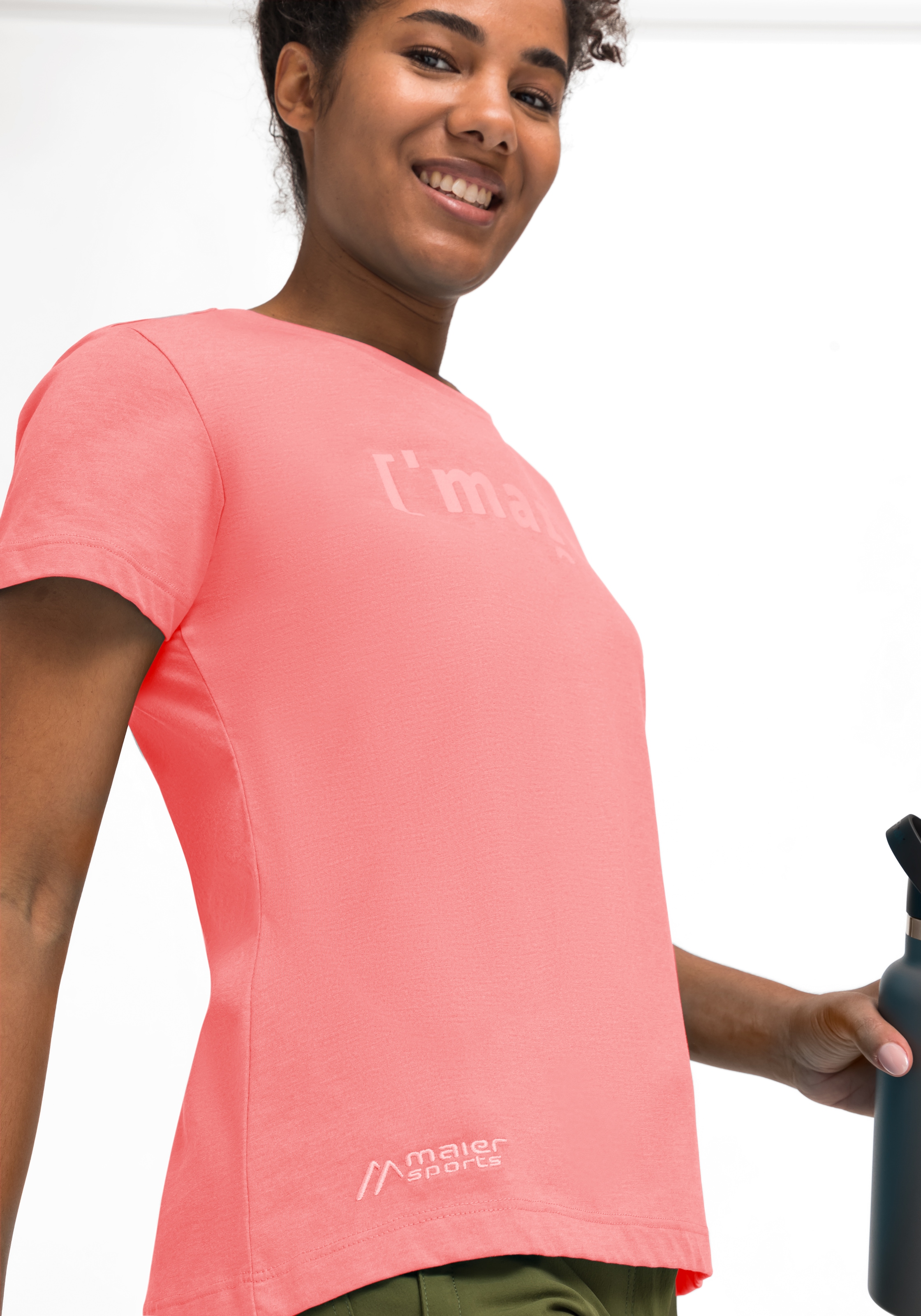 Maier Sports T-Shirt »Phonetic Tee W«, Damen Kurzarmshirt mit Print für  Wandern und Freizeit online bestellen