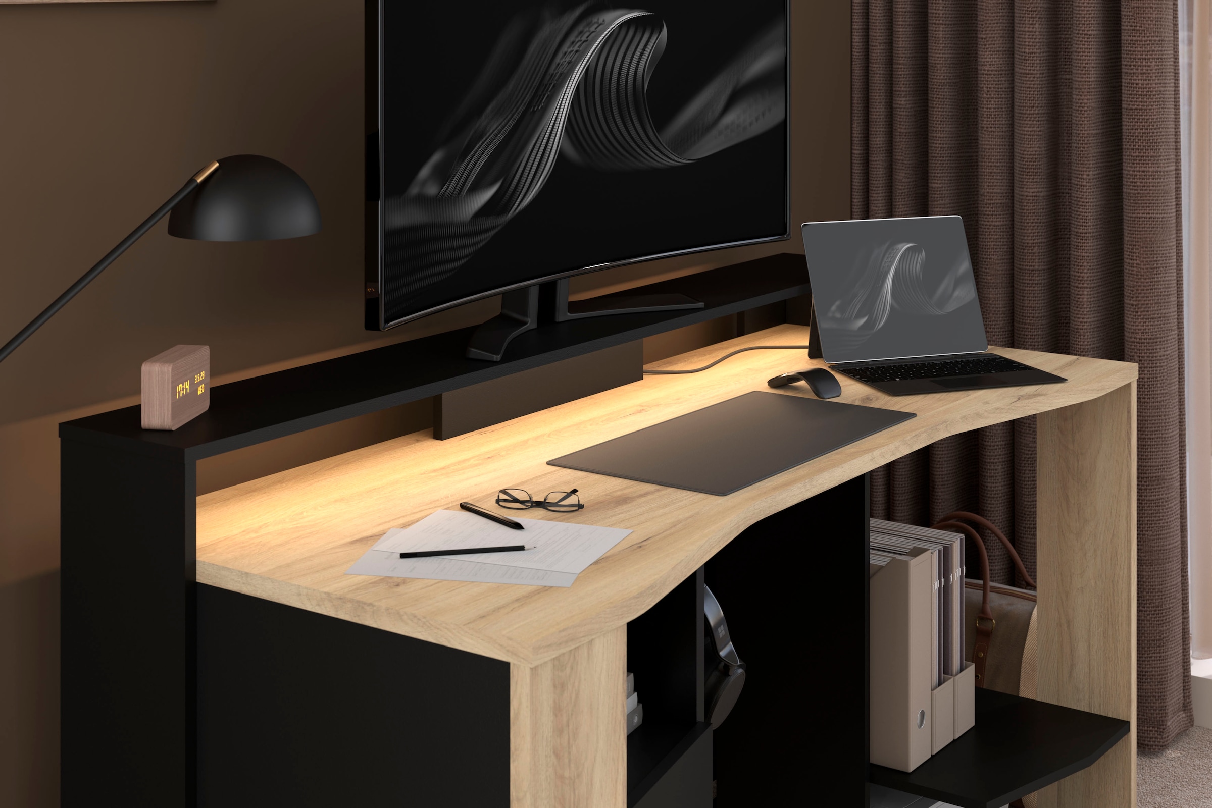 Parisot Gamingtisch »Meta 1« Set, 2 Stk. tlg.