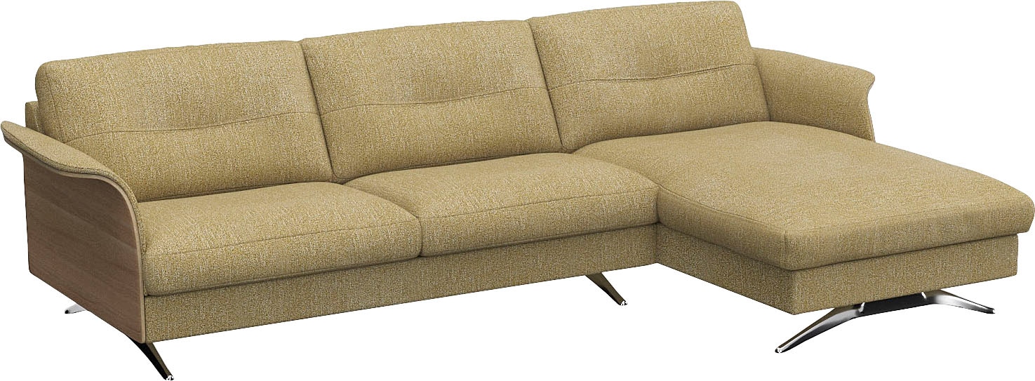 FLEXLUX Ecksofa »Glow bequem und komfortabel durch hochwertigen Sitzaufbau, L-Form«, Modernes skandinavisches Design