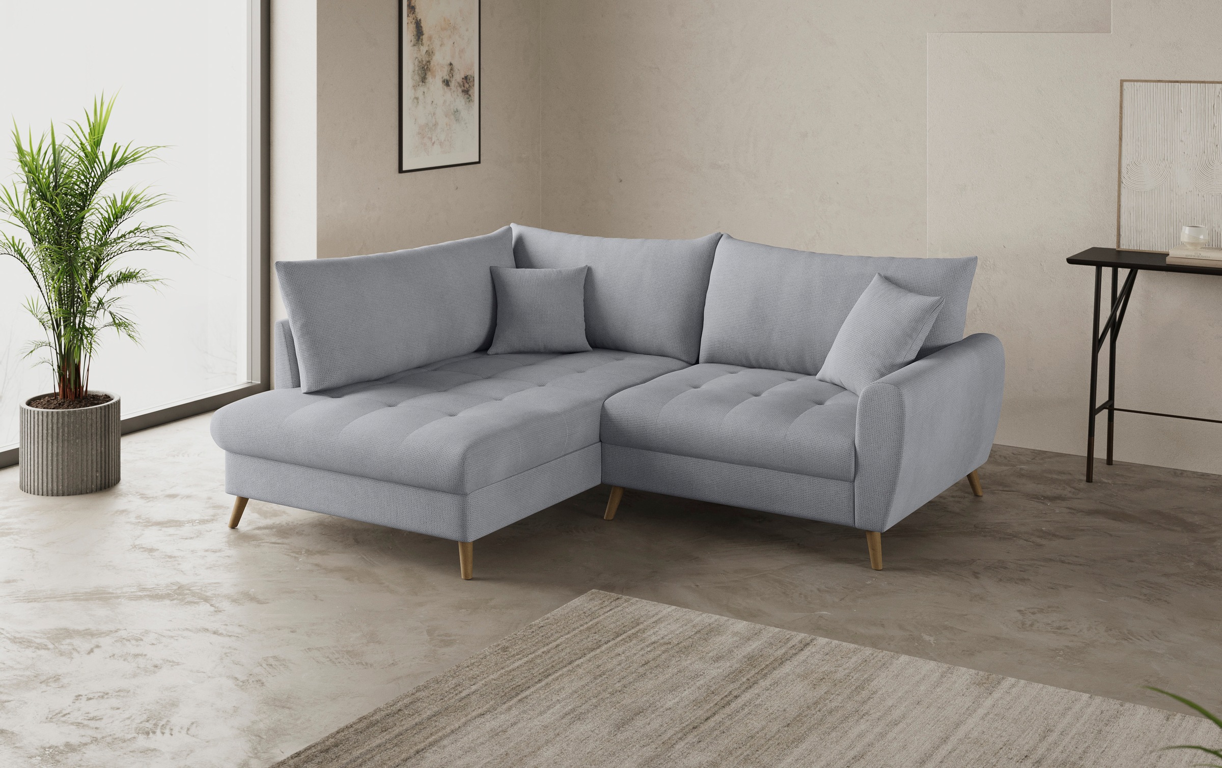 Mr. Couch Ecksofa »Blackburn II, L-Form«, Mit Kaltschaumpolsterung bis 140 günstig online kaufen