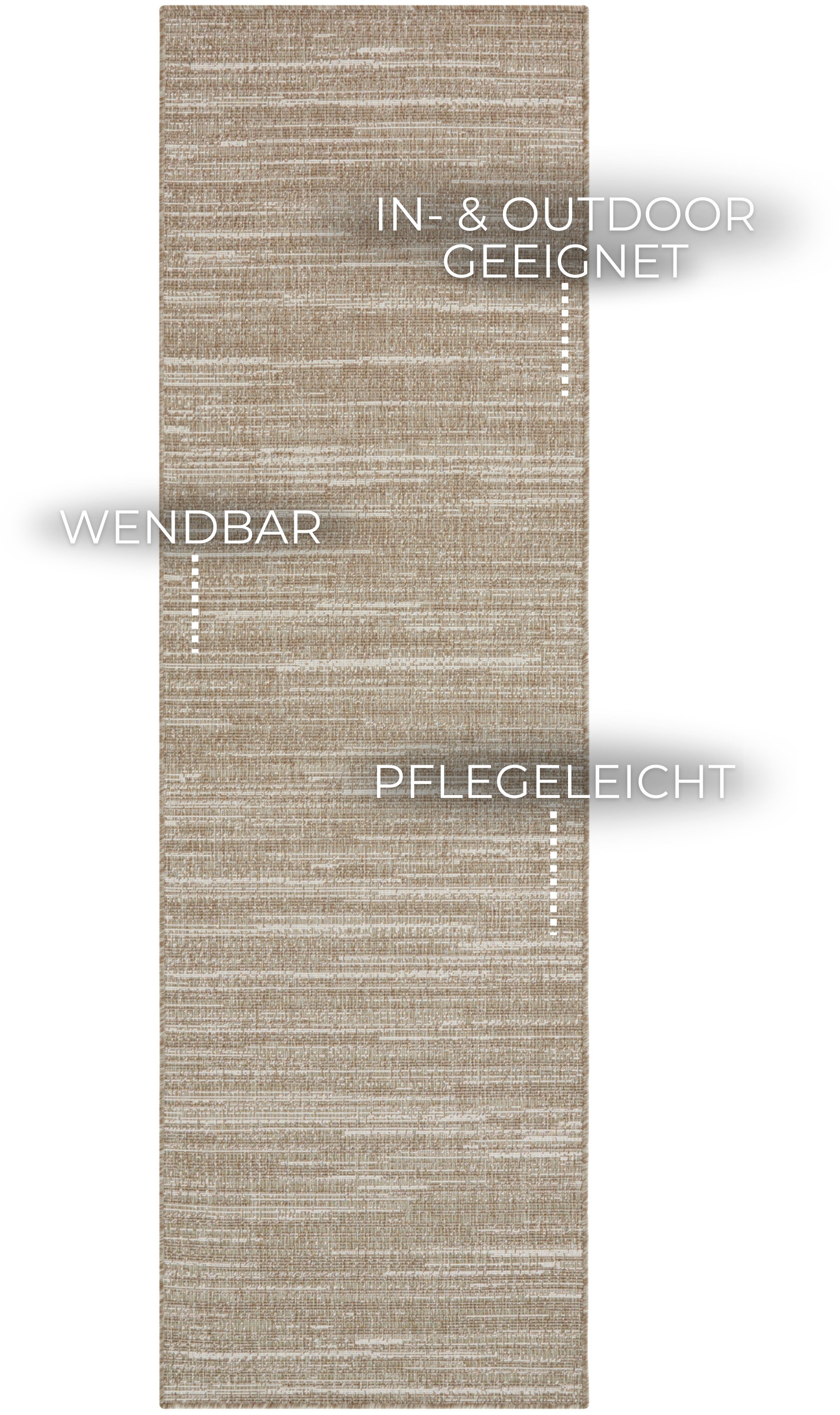 ELLE DECORATION Läufer »Mèlange«, rechteckig, 5 mm Höhe, Flachgewebe, In-& günstig online kaufen