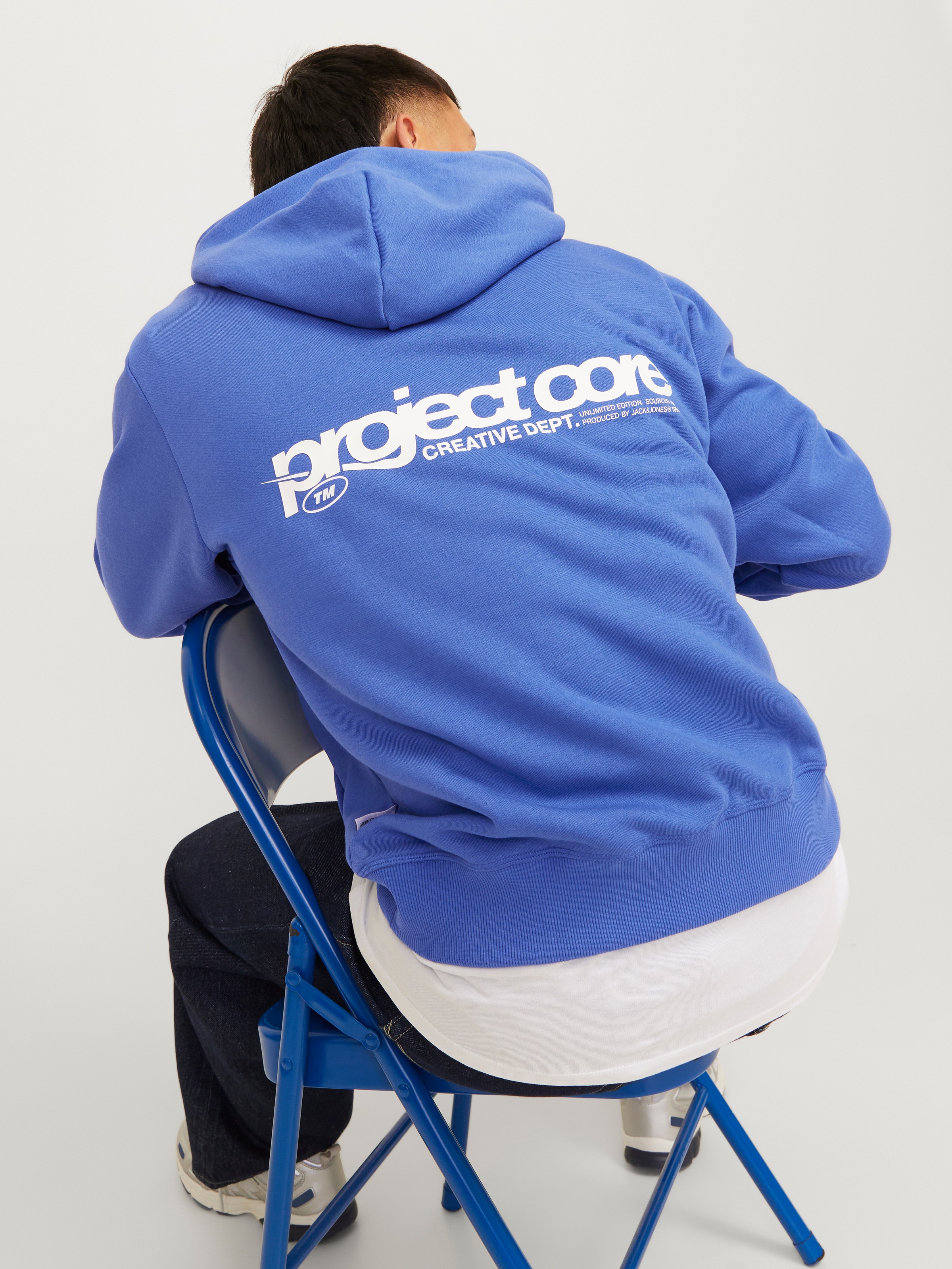 Jack & Jones Kapuzensweatshirt »JCOUNION PRINT SWEAT HOOD NOOS«