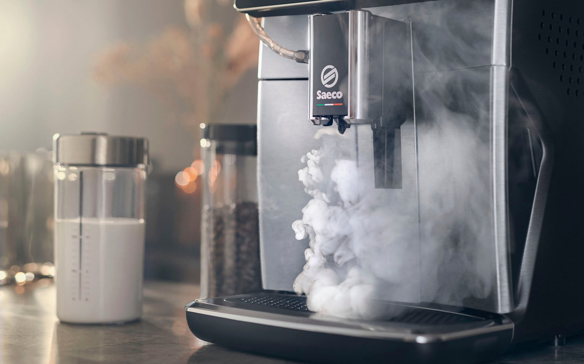 Saeco Kaffeevollautomat »SM8785/00 Saeco Xelsis Deluxe, 22 Kaffeespezialitäten« 8 Benutzerprofilen und 5" Touchscreen