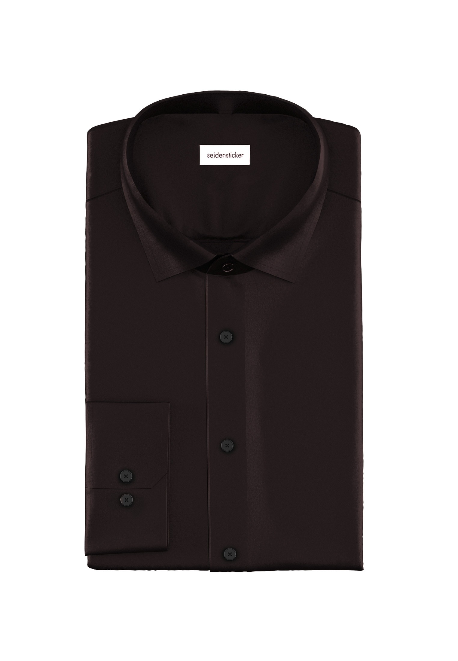 seidensticker Businesshemd »Schwarze Rose«, Shaped 1/1 Extra lang Kentkragen Uni