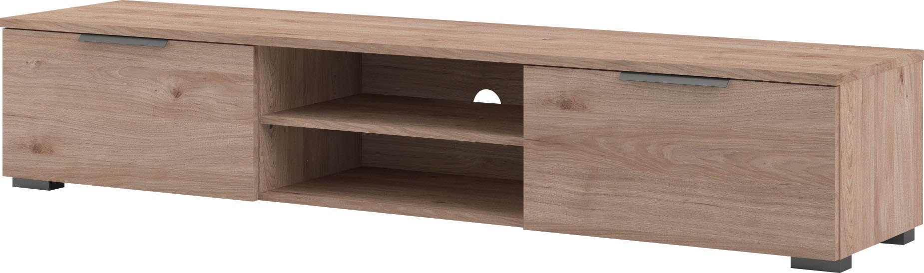 INOSIGN TV-Board »Match, TV-Möbel, Fernsehtisch, TV-Unit, Media-Möbel, Sideboard,«, mit 2 Schubladen und 1 offenen Fach, Breite 172,7 cm, Höhe 33 cm