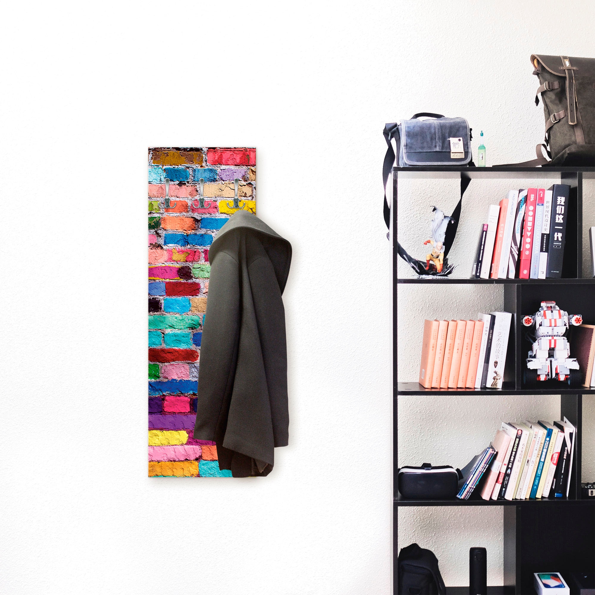 Artland Garderobenleiste »Bunte Mauer«, teilmontiert günstig online kaufen