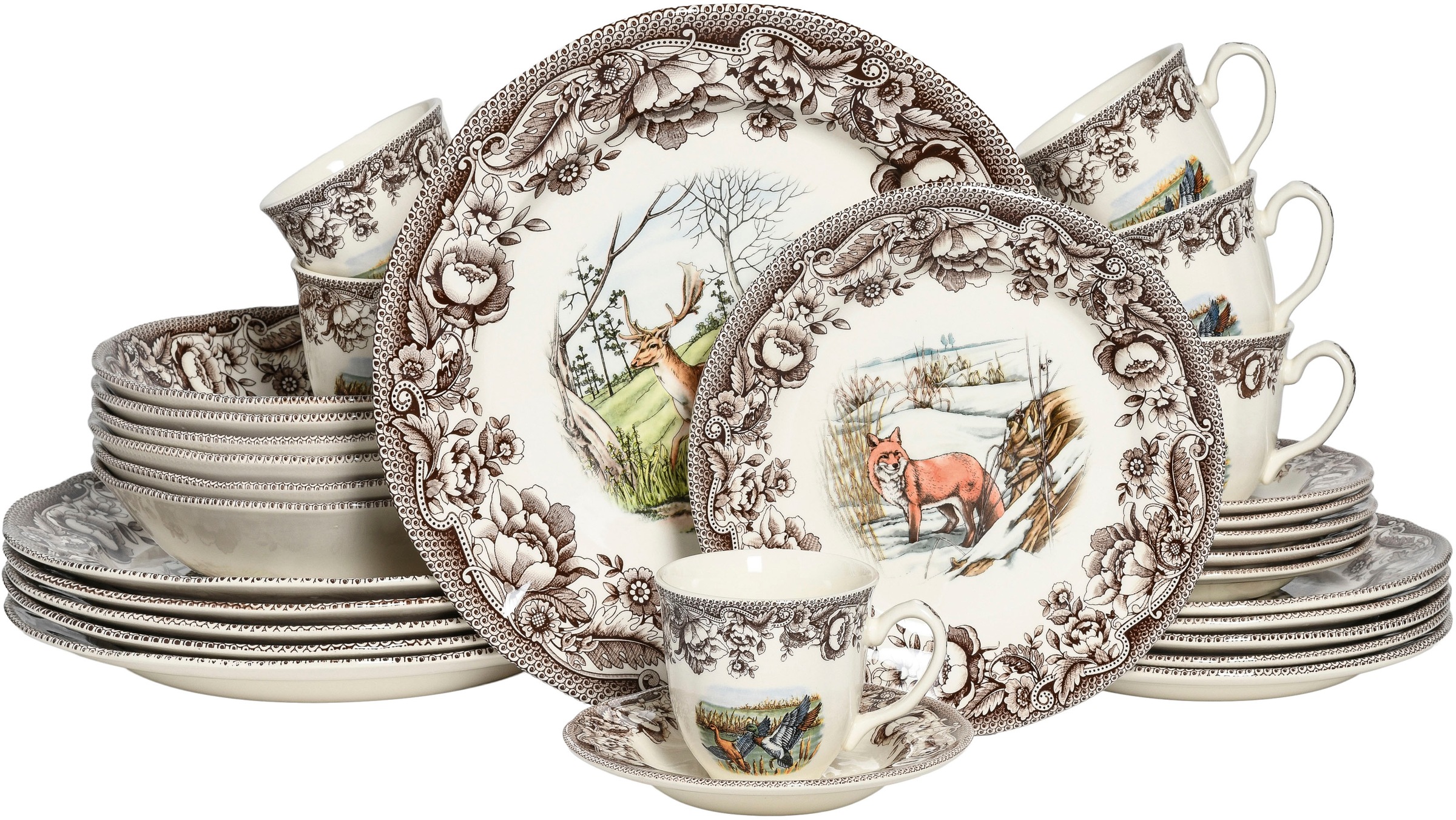 CreaTable Kombiservice »Haydon Grove, Kombi-Service 30-tlg« Tiermotive, Lan günstig online kaufen
