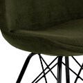 andas Esszimmerstuhl »Edel«, Cord, in verschiedenen Bezugsqualitäten und Farbvarianten erhältlich, mit einem Metallgestell, Sitzhöhe 49 cm