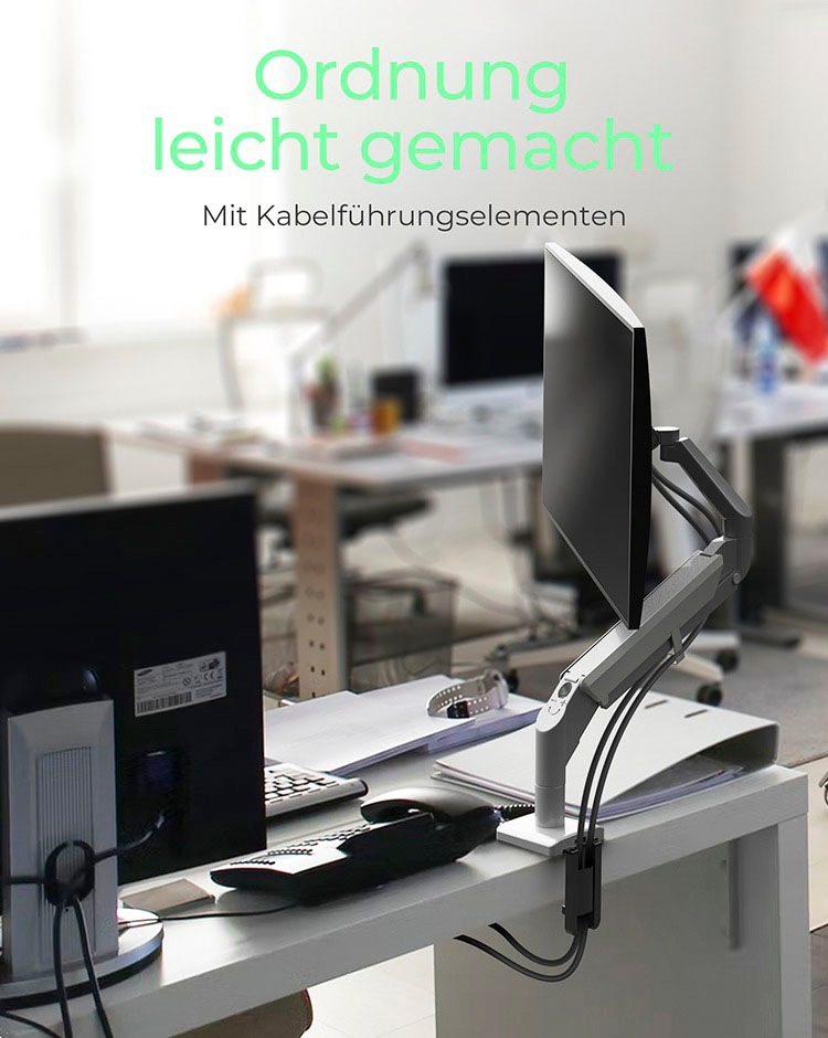 ICY BOX MonitorHalterung »ICY BOX Ständer mit Tischhalterung für einen