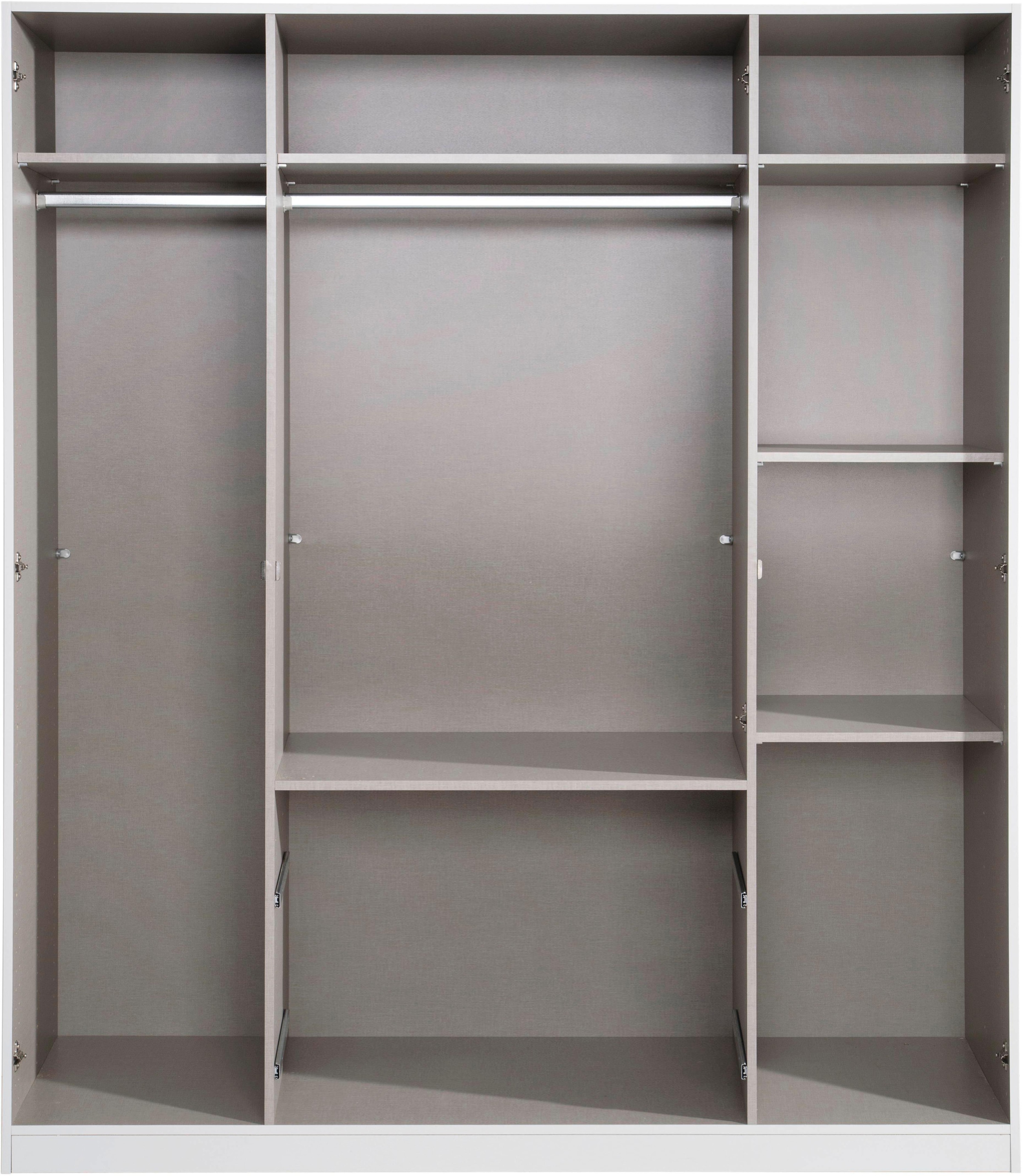 rauch Drehtürenschrank »Kleiderschrank Schrank Garderobe Schlafzimmer Büroschrank BUCHHOLZ«, (mit Schloss, in Breite 90, 135 und 180 cm), Schubladen mit viel Stauraum mit abschließbaren Türen MADE IN GERMANY