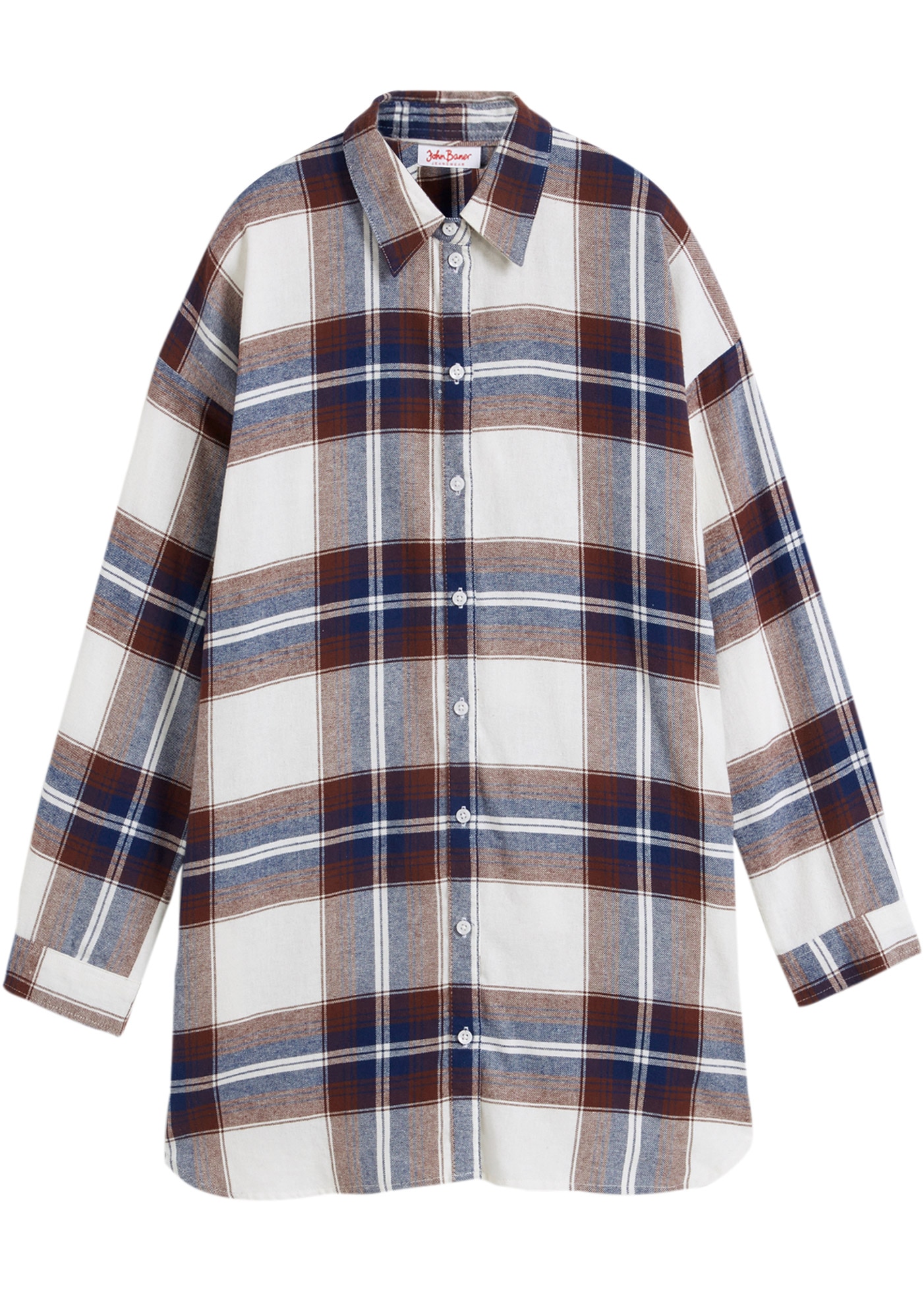 bonprix Flanellhemd Flanellhemd aus reiner Baumwolle