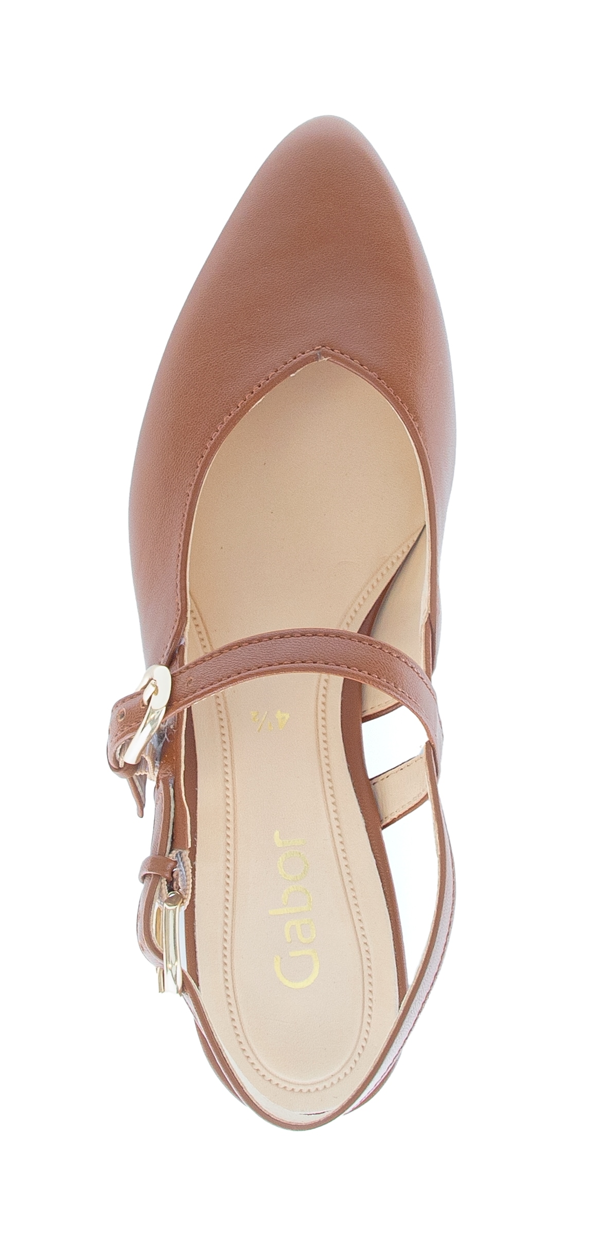 Gabor Slingpumps  Blockabsatz, Businessschuh mit zwei verstellbaren Schnallen