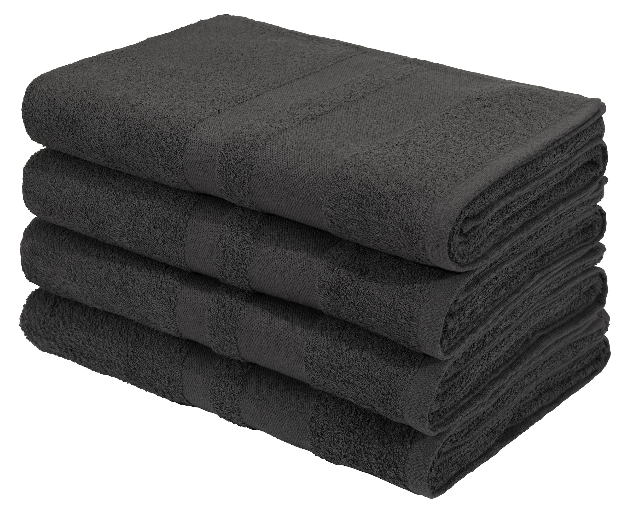 my home Duschtücher »Vanessa 4x 70x140cm«, (Set, 4 St., 4er Set Badetücher günstig online kaufen