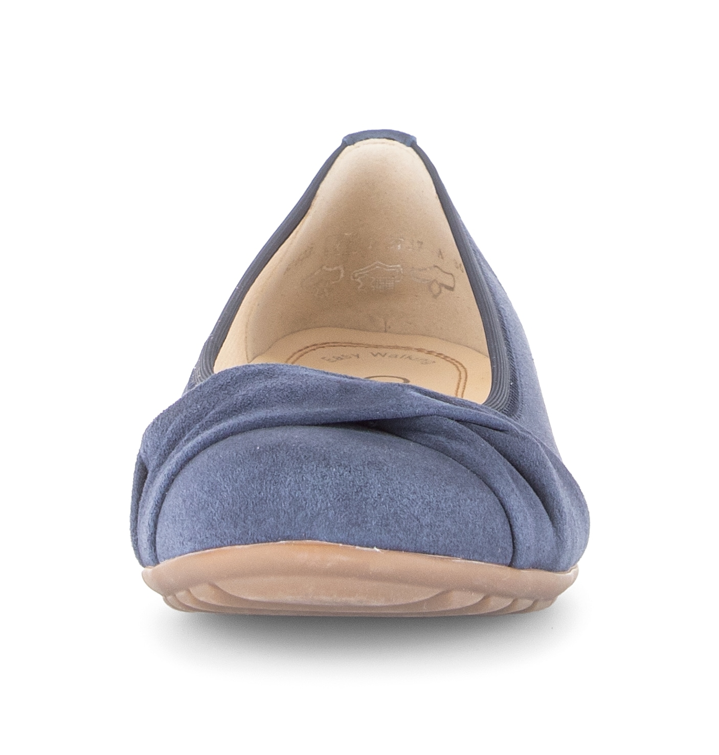 Gabor Ballerina »FLORENZ«  Businessschuh, Slipper, Schlupfschuh mit Zierriegel, Weite G (=weit)