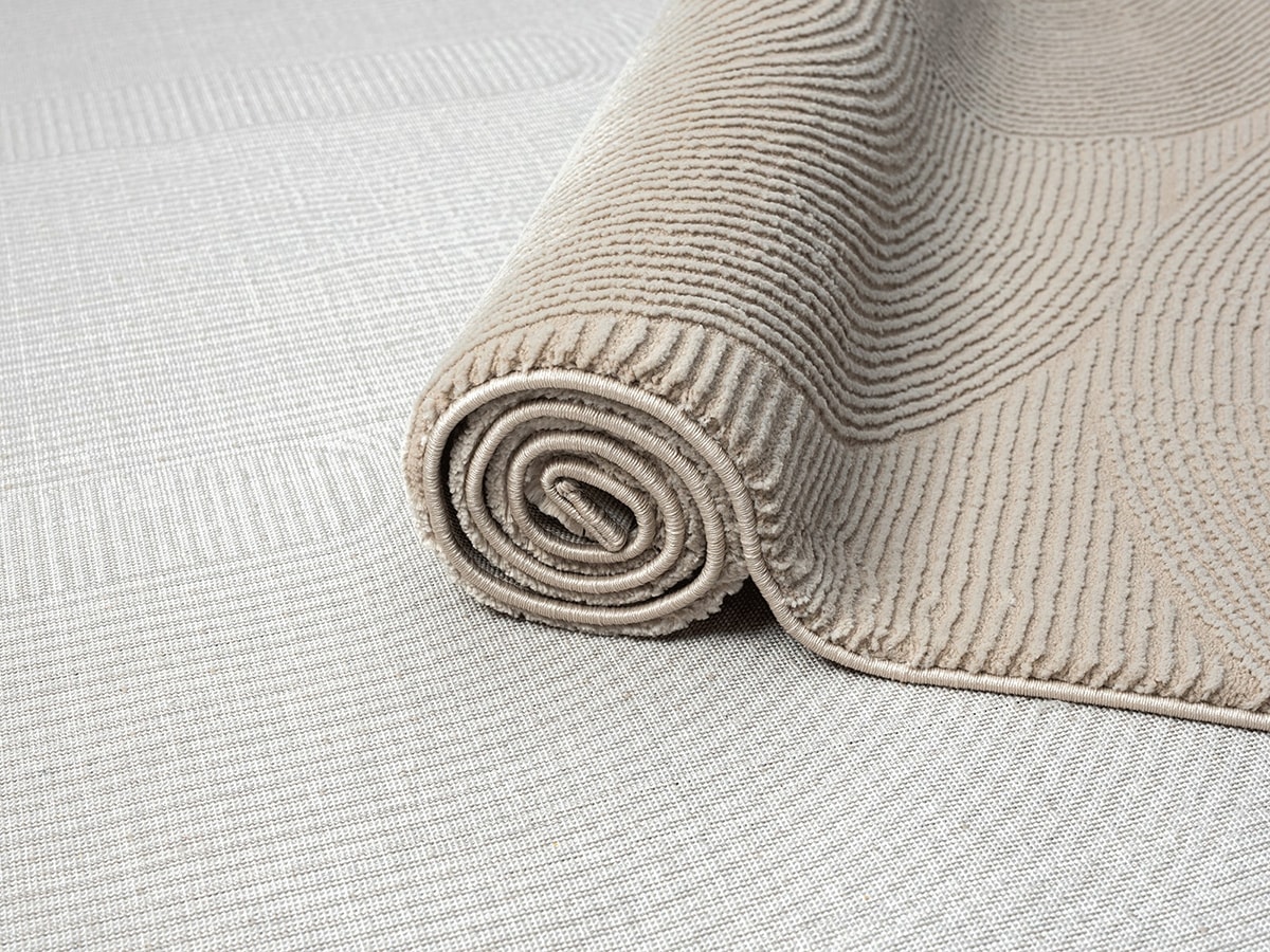 the carpet Teppich »Lima«, rechteckig, 12 mm Höhe, Designer Teppich Flor 1 recyceltem Polyester waschbar