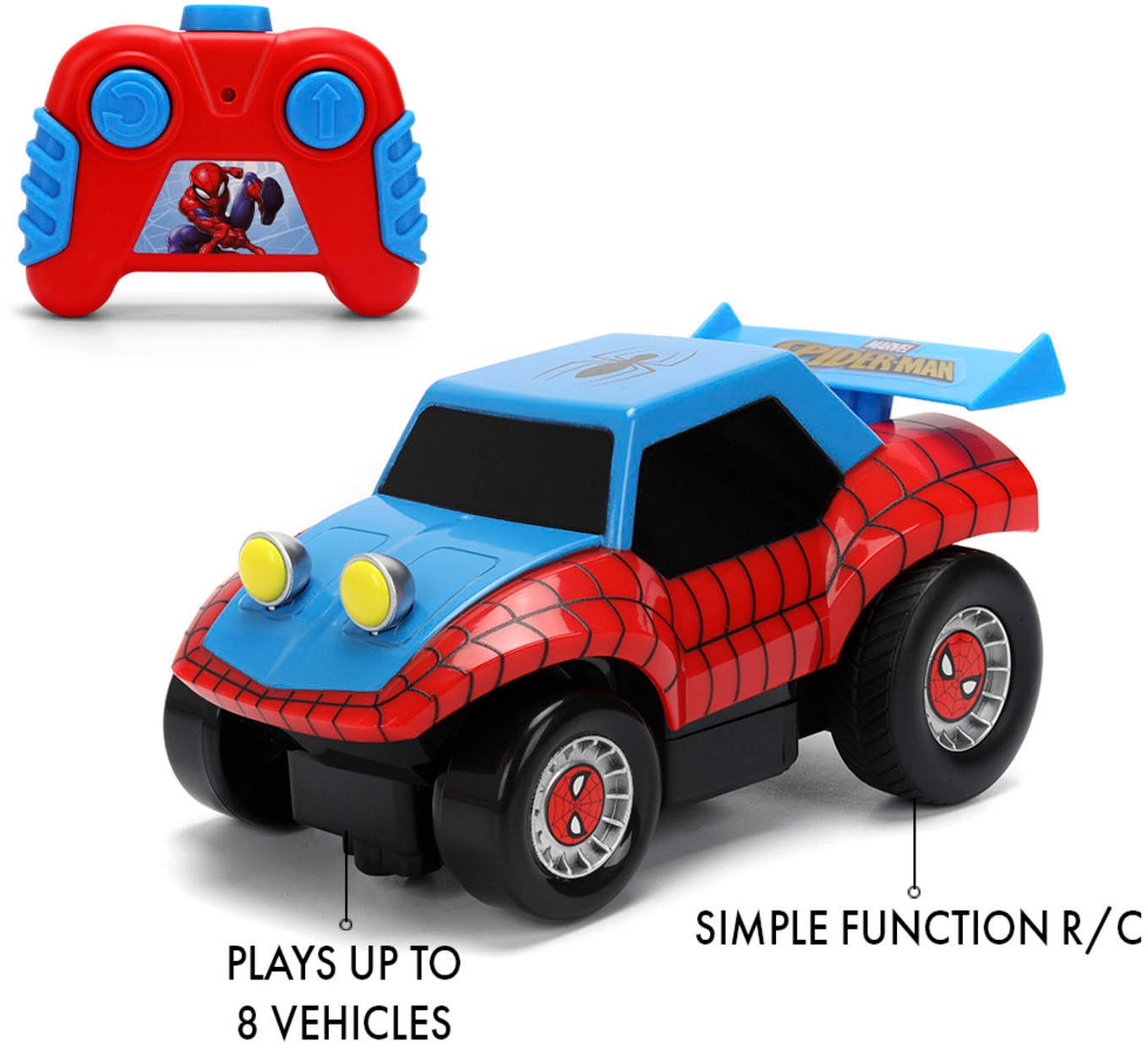 JADA RC-Auto »RC Spider-Man Buggy 1:32«