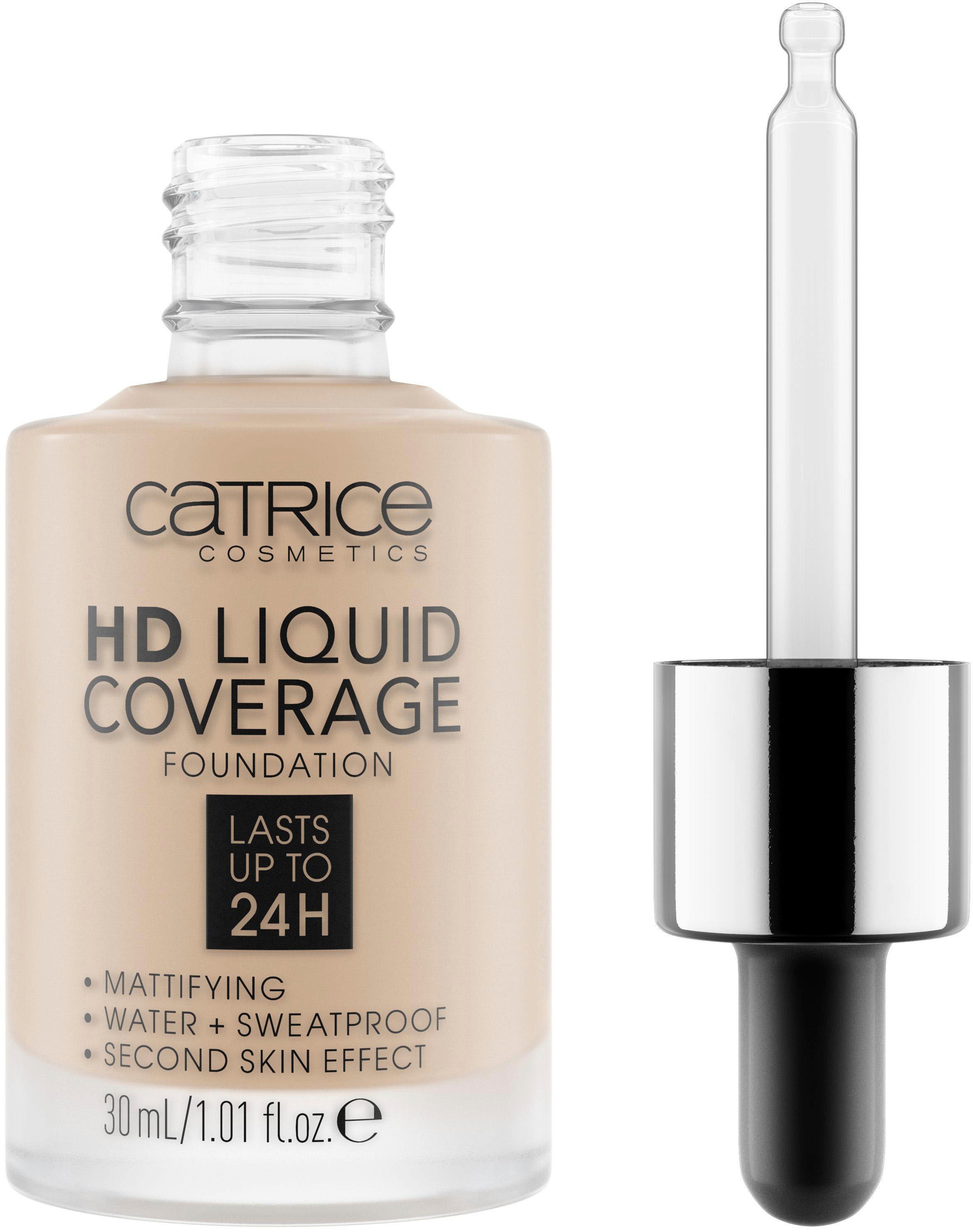 Catrice Foundation »HD LIQUID COVERAGE FOUNDATION« mit leichter Textur