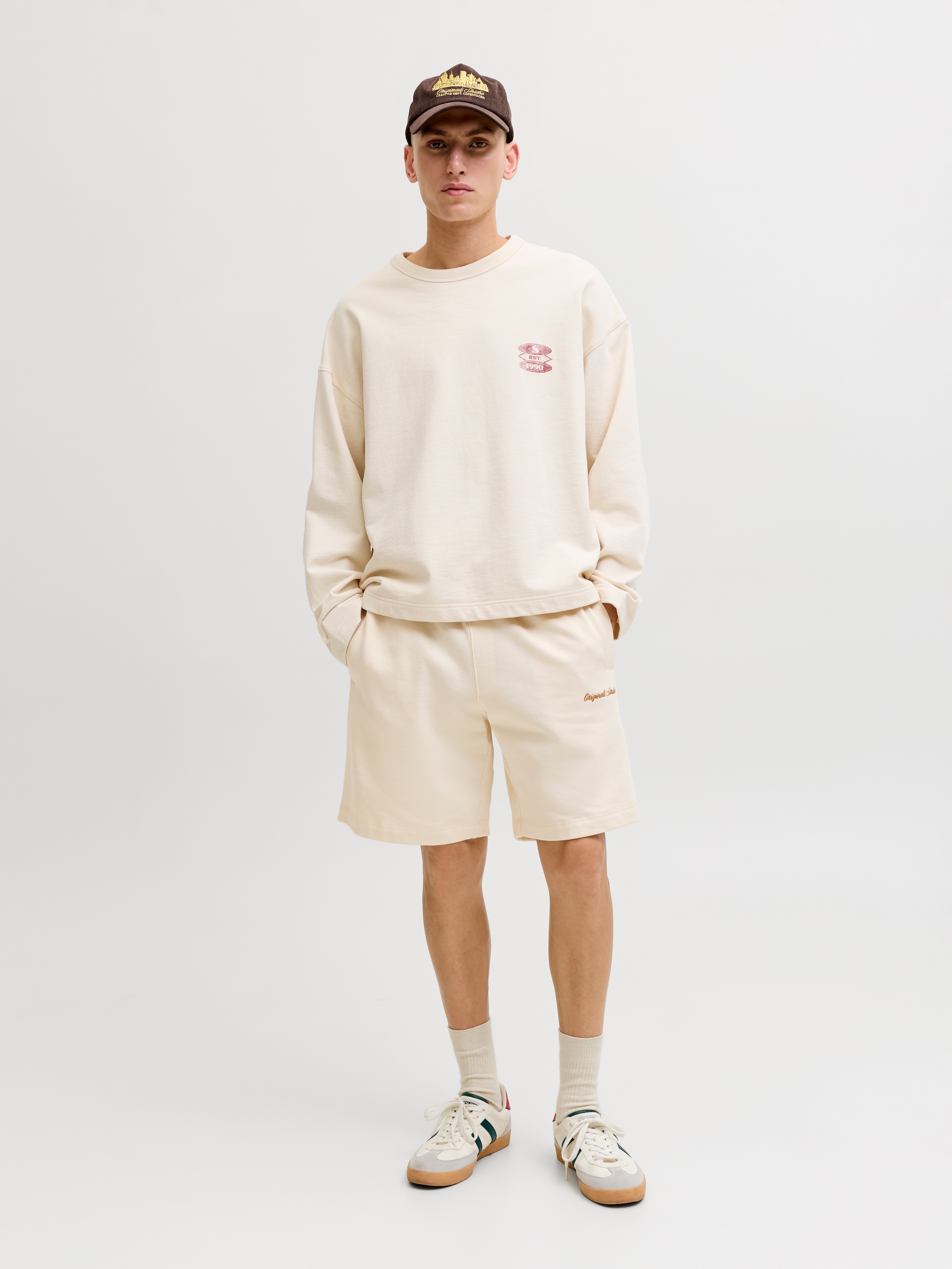 Jack & Jones Sweatshorts »JPSTKARL NORREBRO SWEAT SHORTS REG SN«  Baumwollmischung, relaxed fit