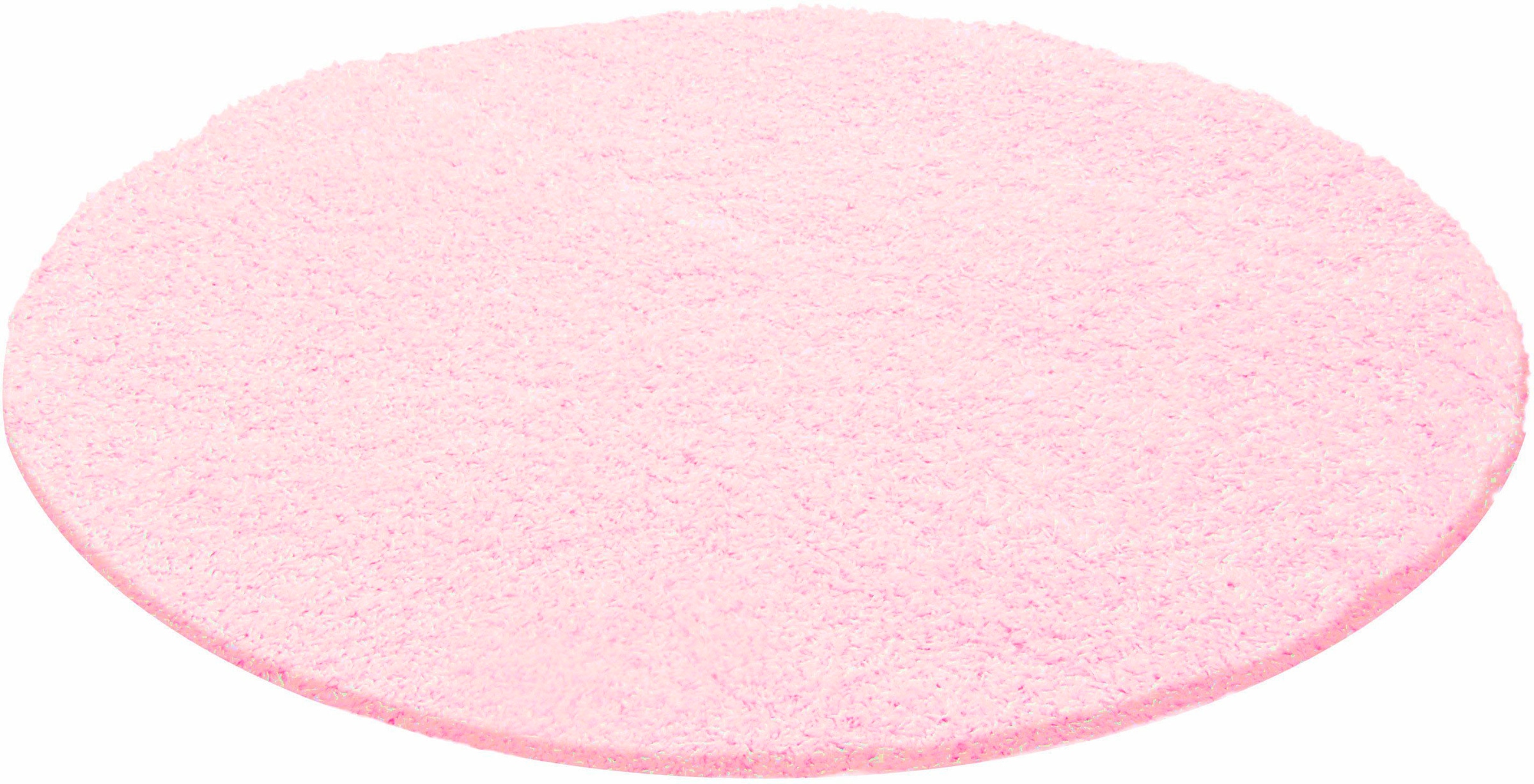 my home Teppich »Viva rund« rund 45 mm Höhe Uni-Farben, einfarbig, besonder günstig online kaufen