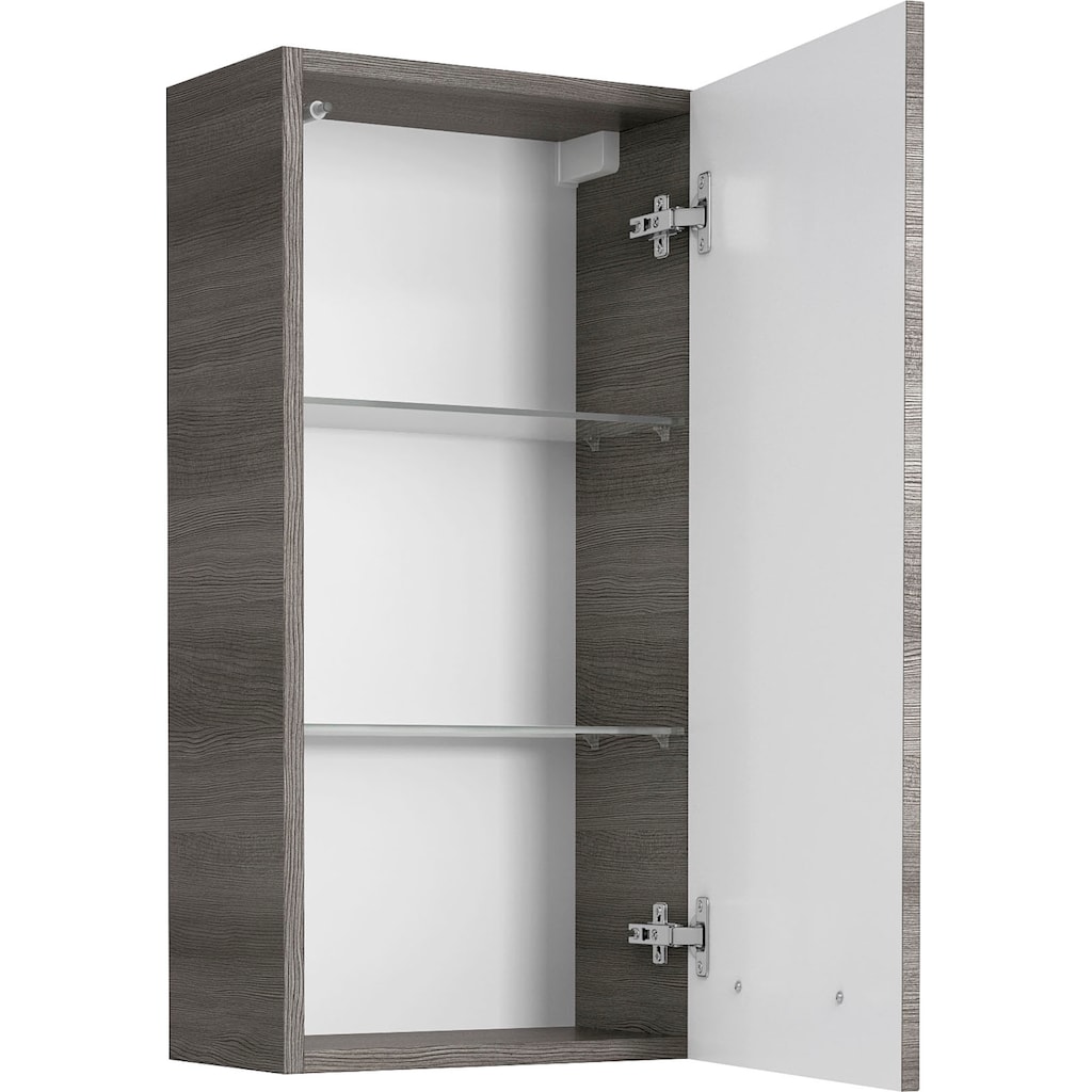 Saphir Hängeschrank »Quickset Wand-Badschrank 35 cm breit mit 1 Tür, 2 Einlegeböden«