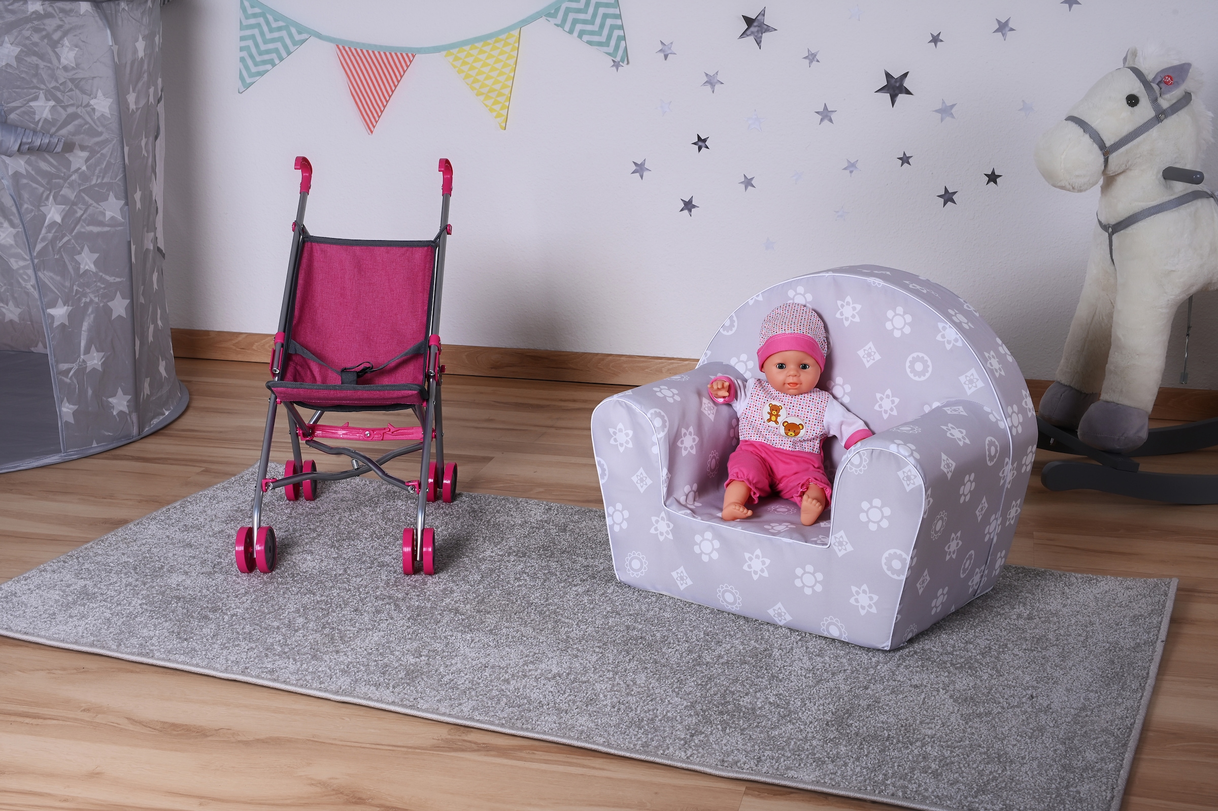 Knorrtoys® Sessel »Royal Grey«, für Kinder; Made in Europe online kaufen