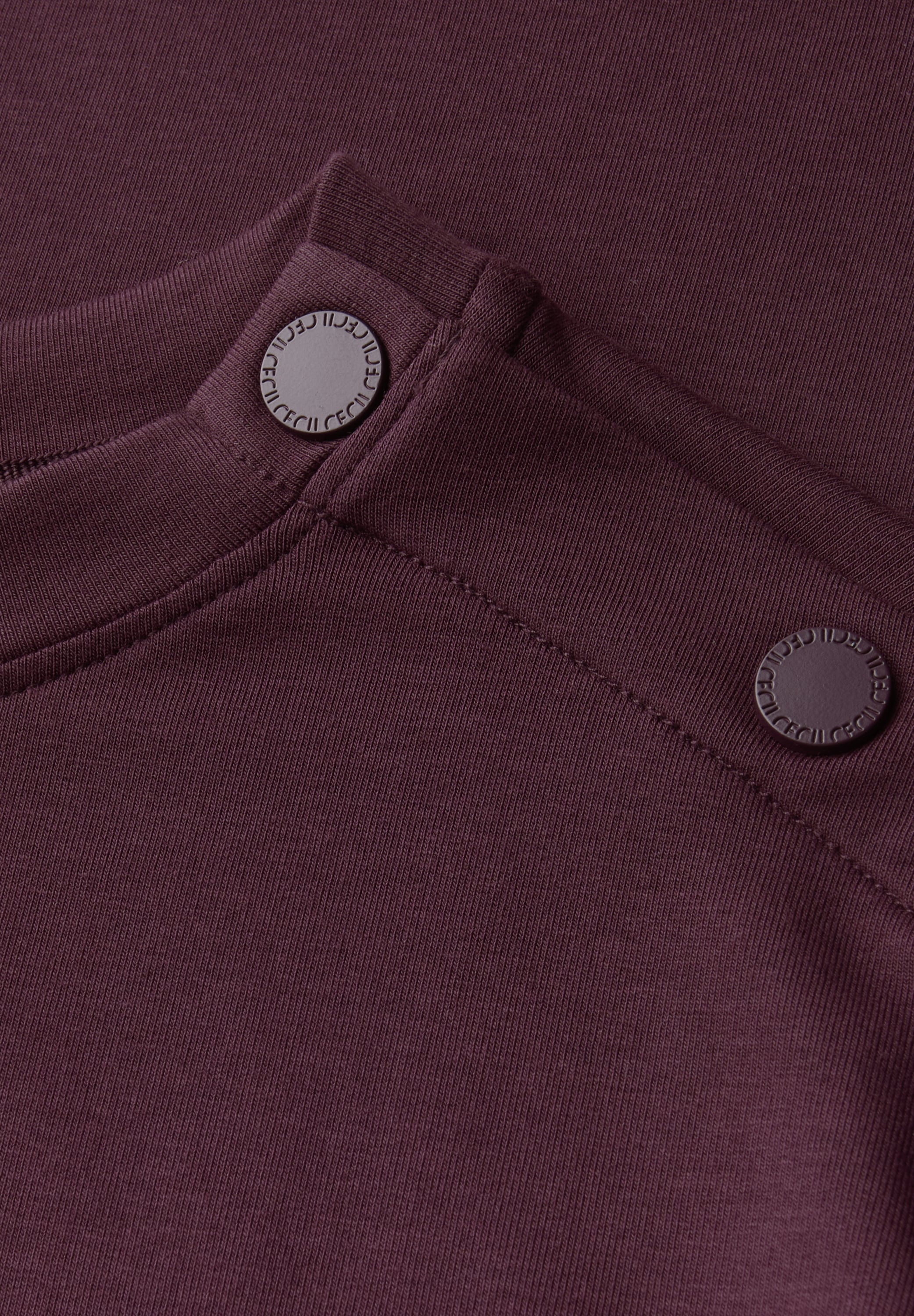 Cecil T-Shirt, mit Knopfdetails